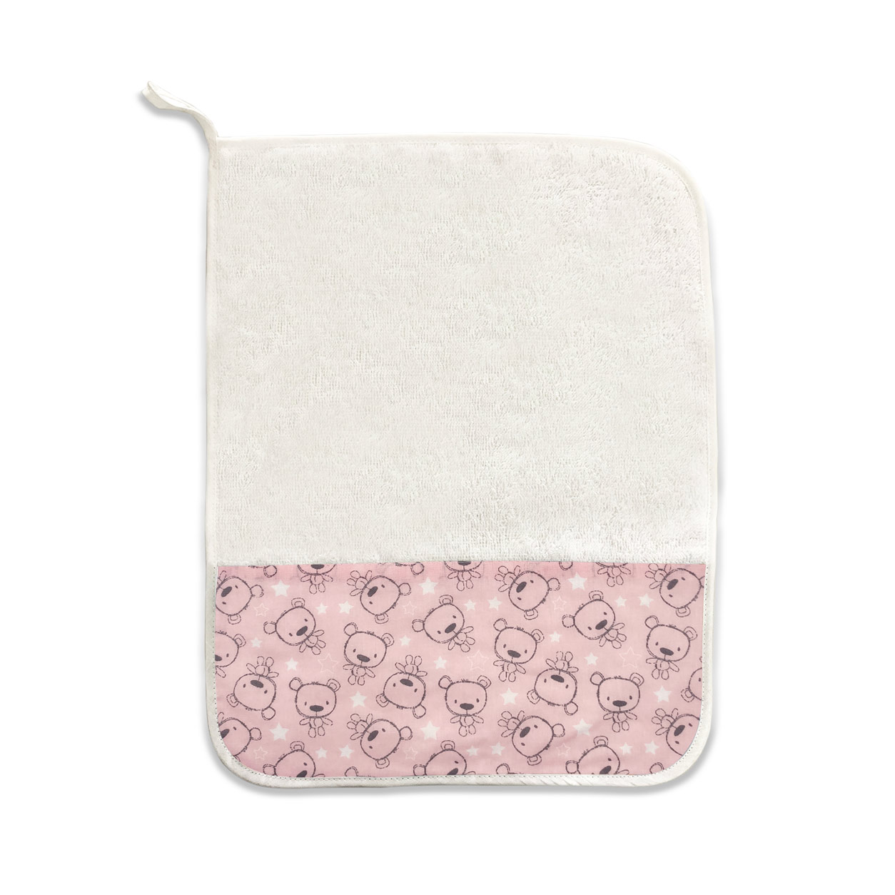 asciugamano-piccolo-orsetti-sfondo-rosa