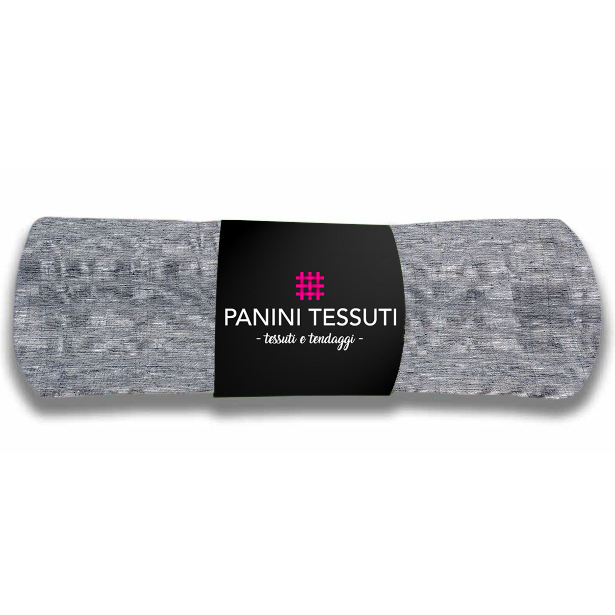 Scampolo Tessuto Cotone Blu Melange