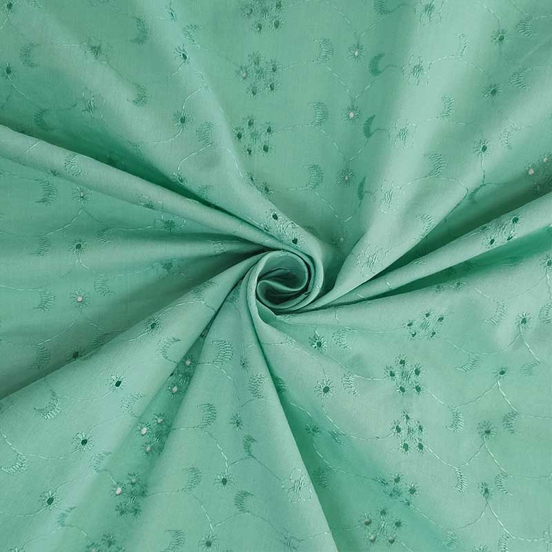 Tessuto Sangallo Tinta Unita Fantasia Sole Luna Fiori 