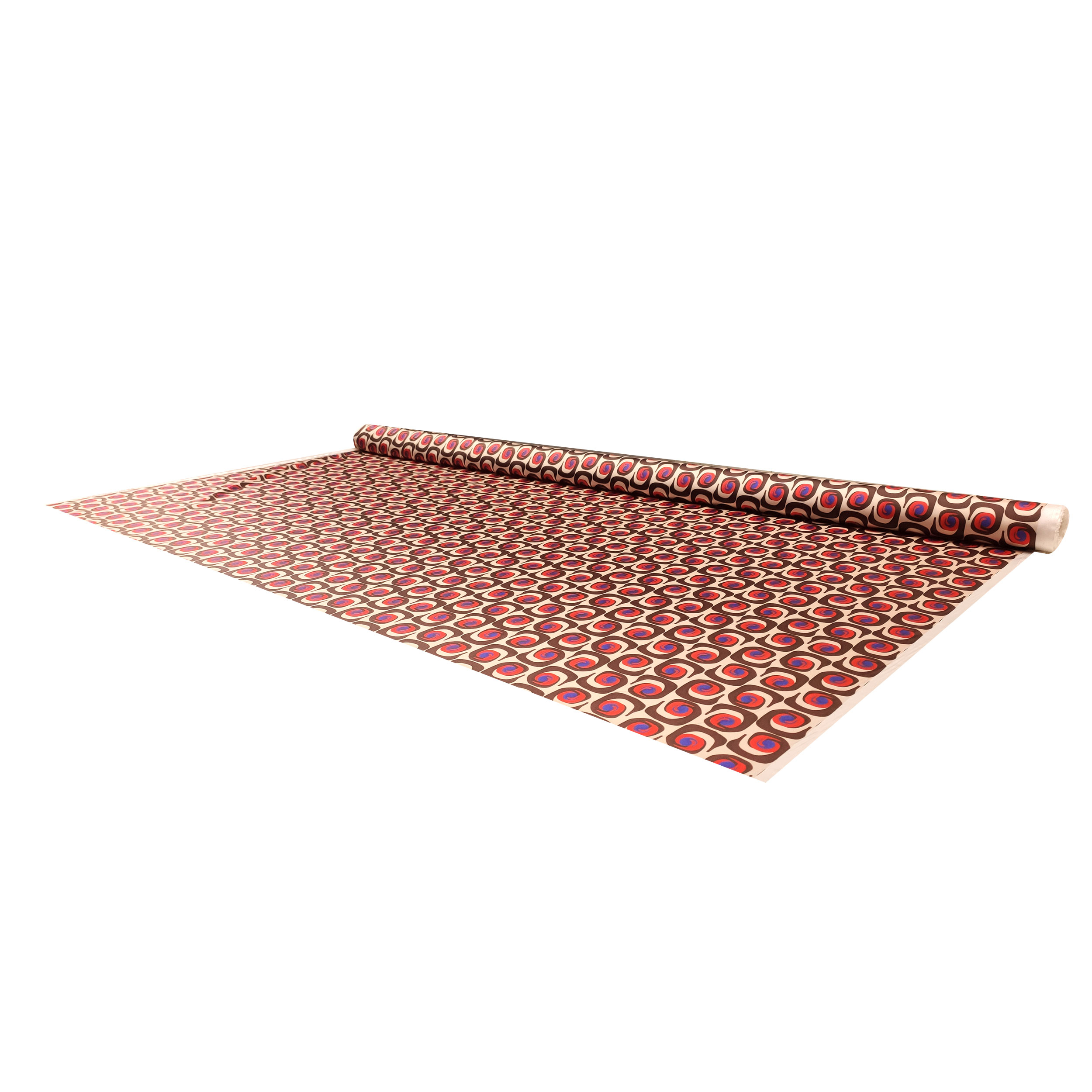 Rasetto Elasticizzato Setato Moda Motivi Astratti Arancio