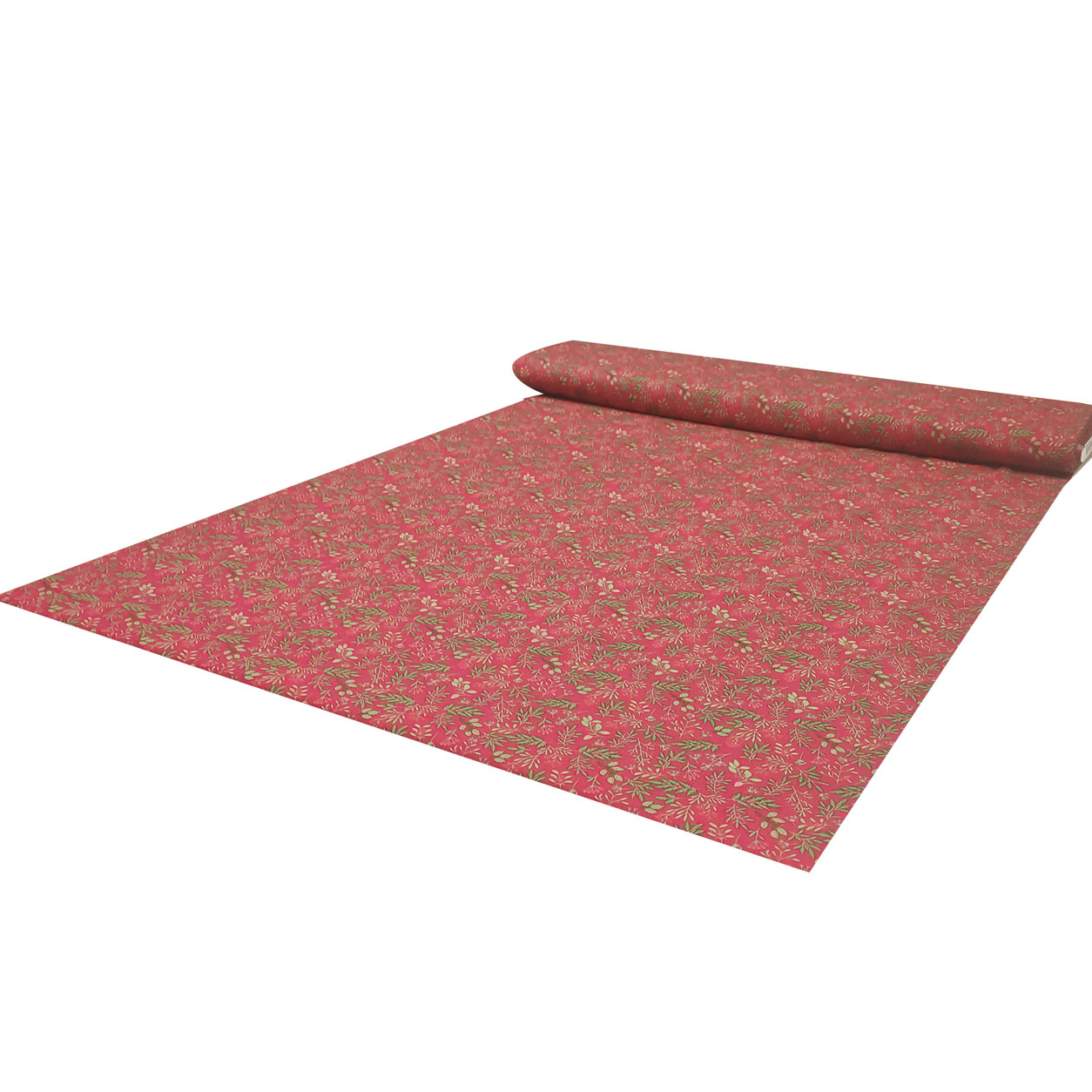 tessuti-cotone-agrifoglio-sfondo-rosso