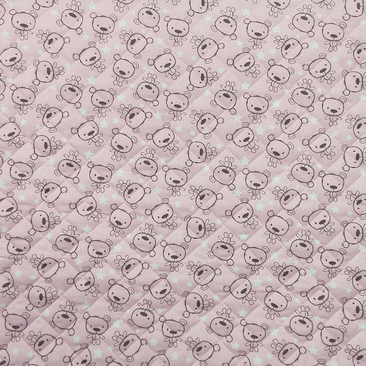 Trapunta Cotone Orsetto Rosa