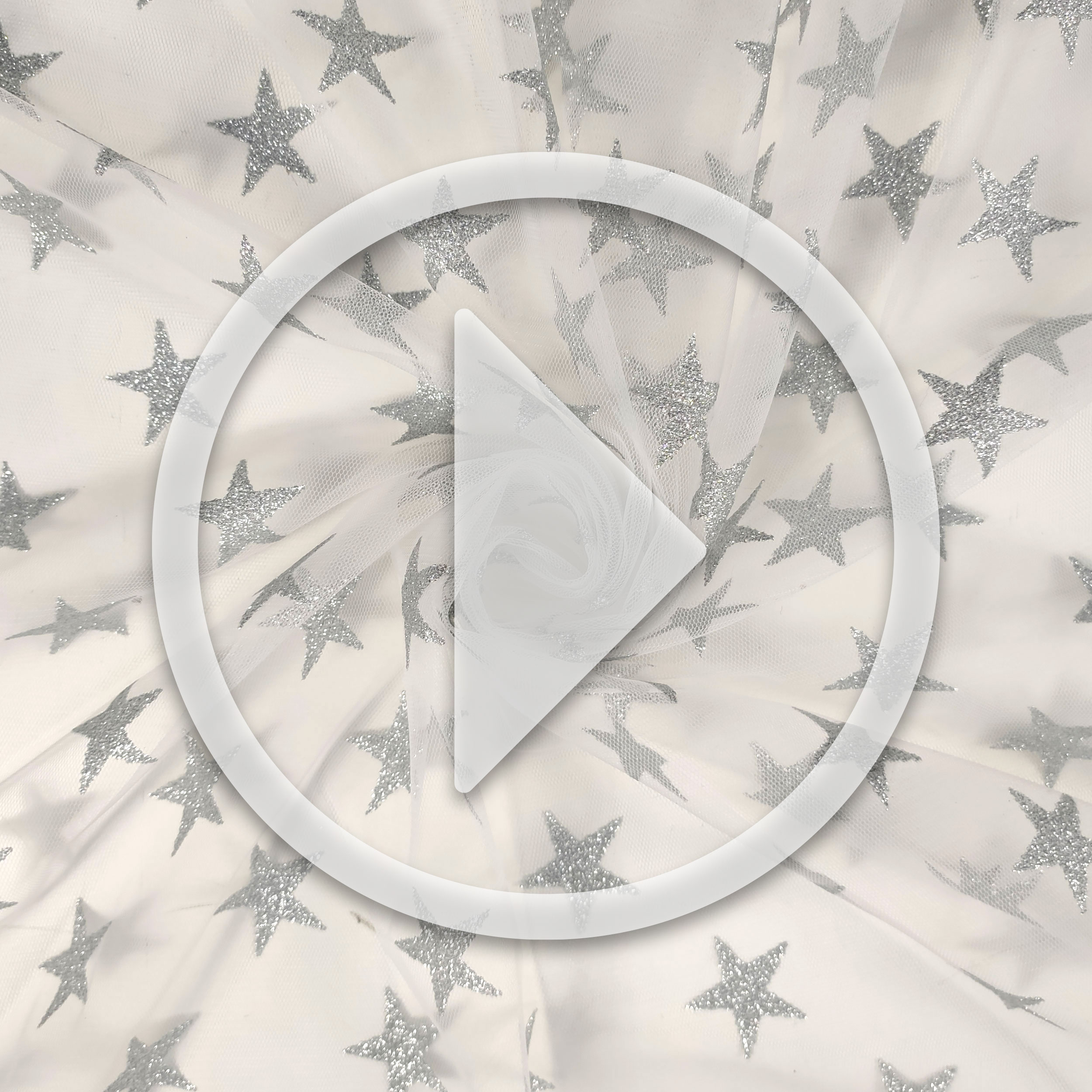 Tulle Stelle Lurex Argento Image