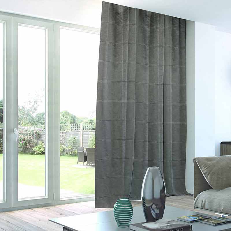 tessuto 100% oscurante privacy h.280cm grigio perla prezzo al metro 32.50 €