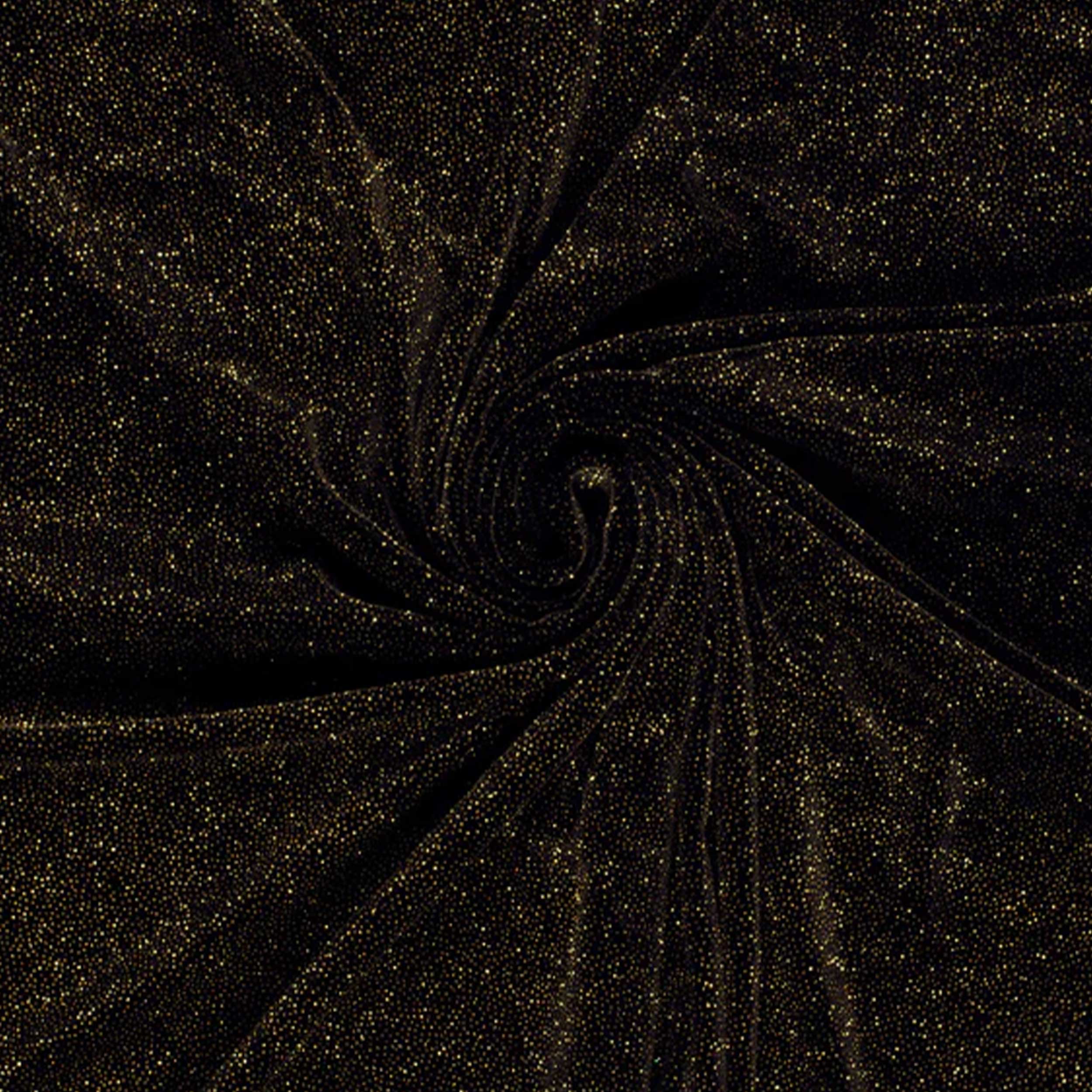 Vellutina Nero con Strass Oro Image