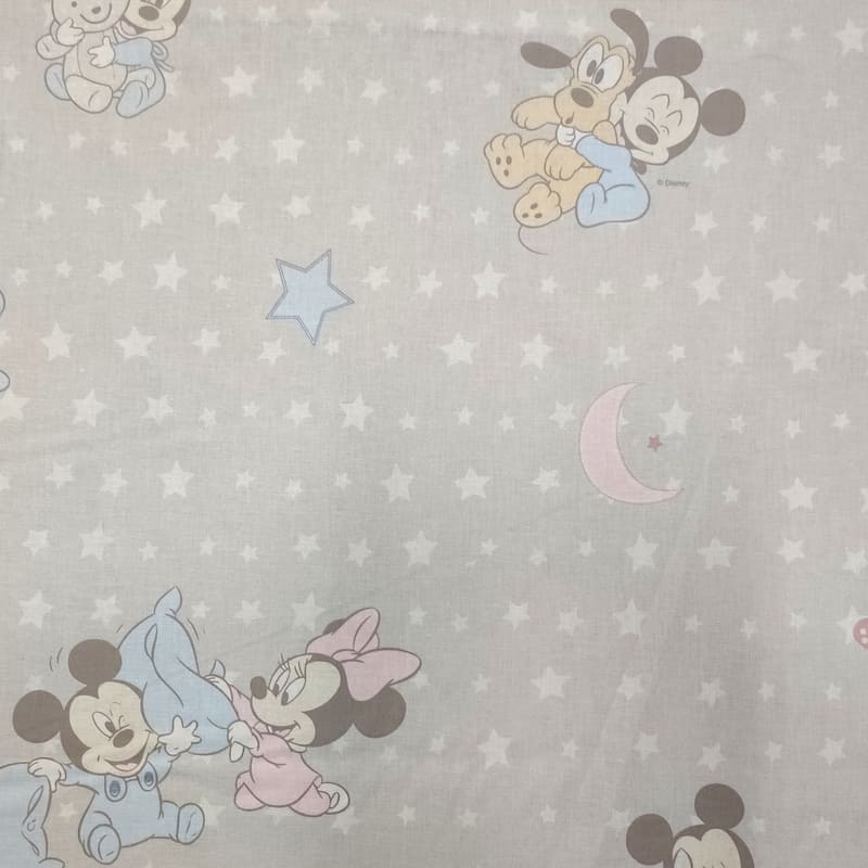 Tessuto Cotone Disney Baby Buonanotte