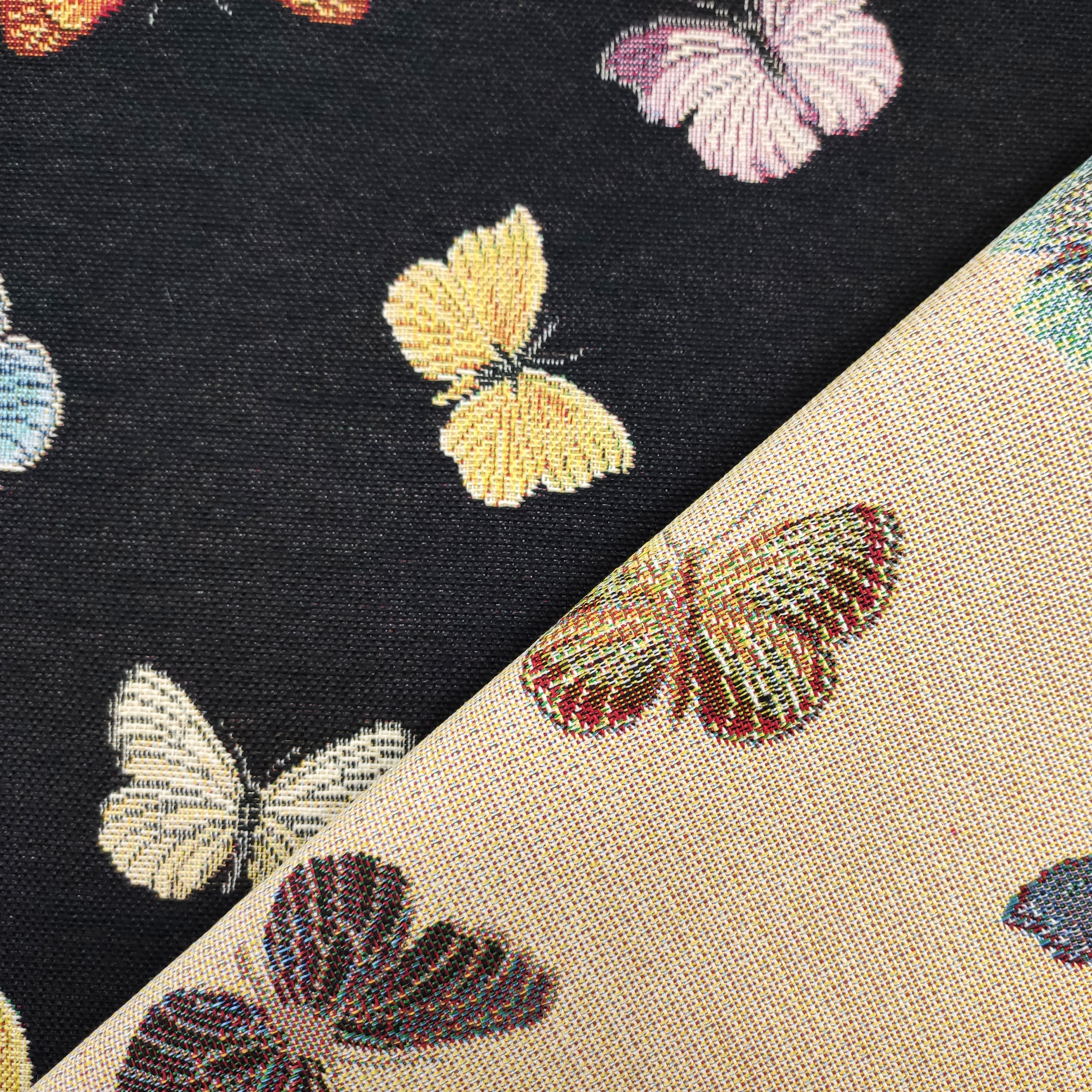 Tessuto Gobelin Farfalle Colorate