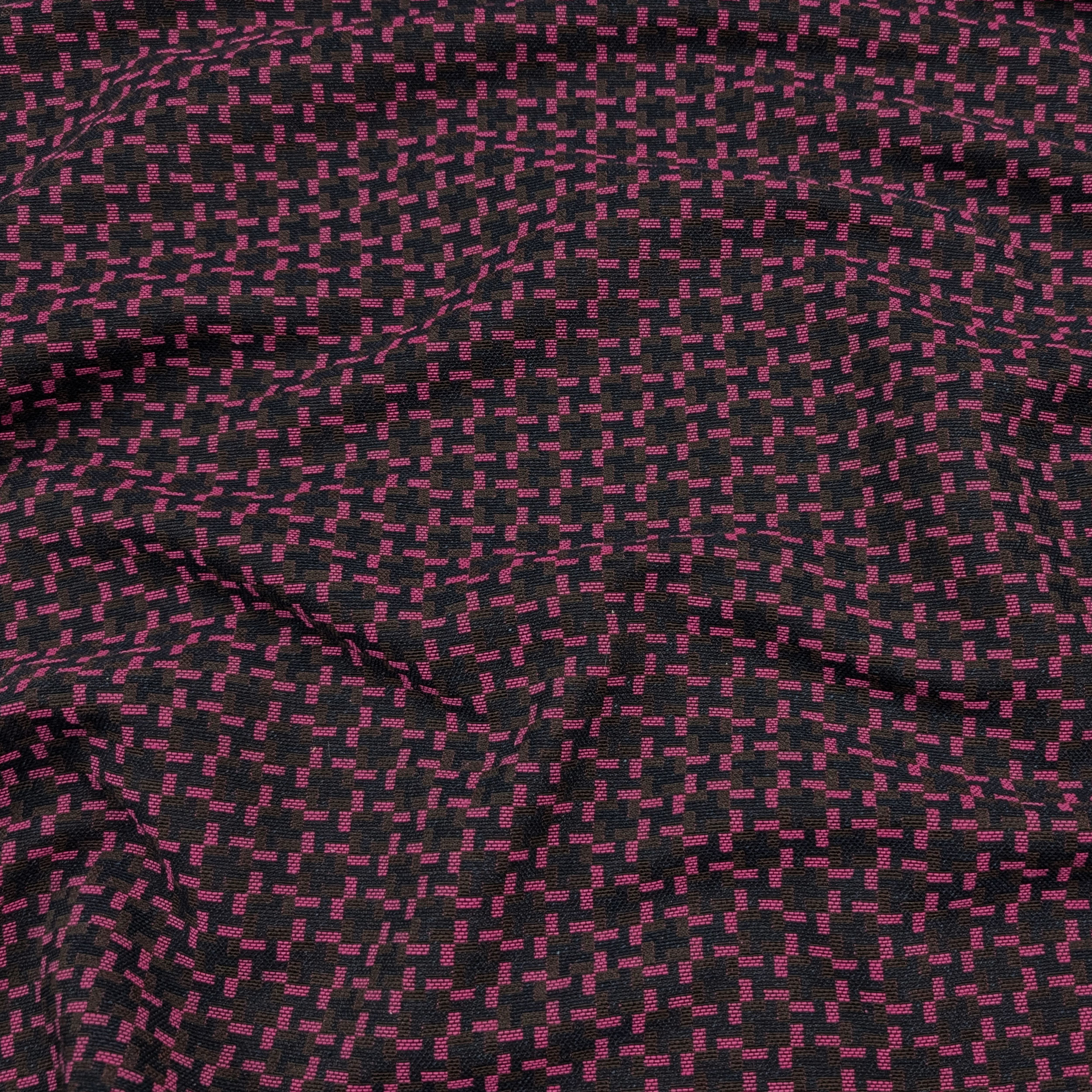 Misto Cotone Fantasia Geometrica Fuxia Image
