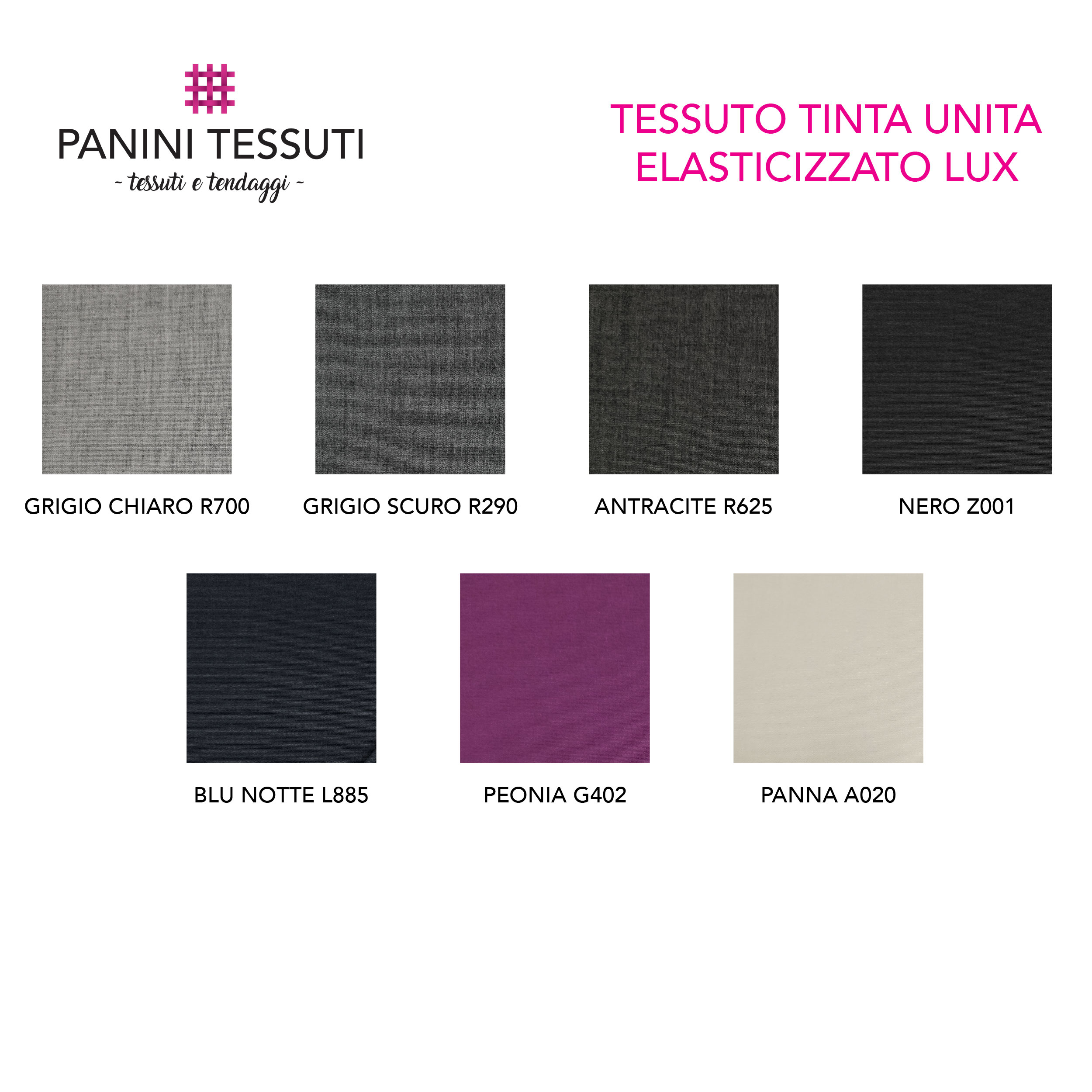 Tessuto Tinta Unita Elasticizzato Lux Image