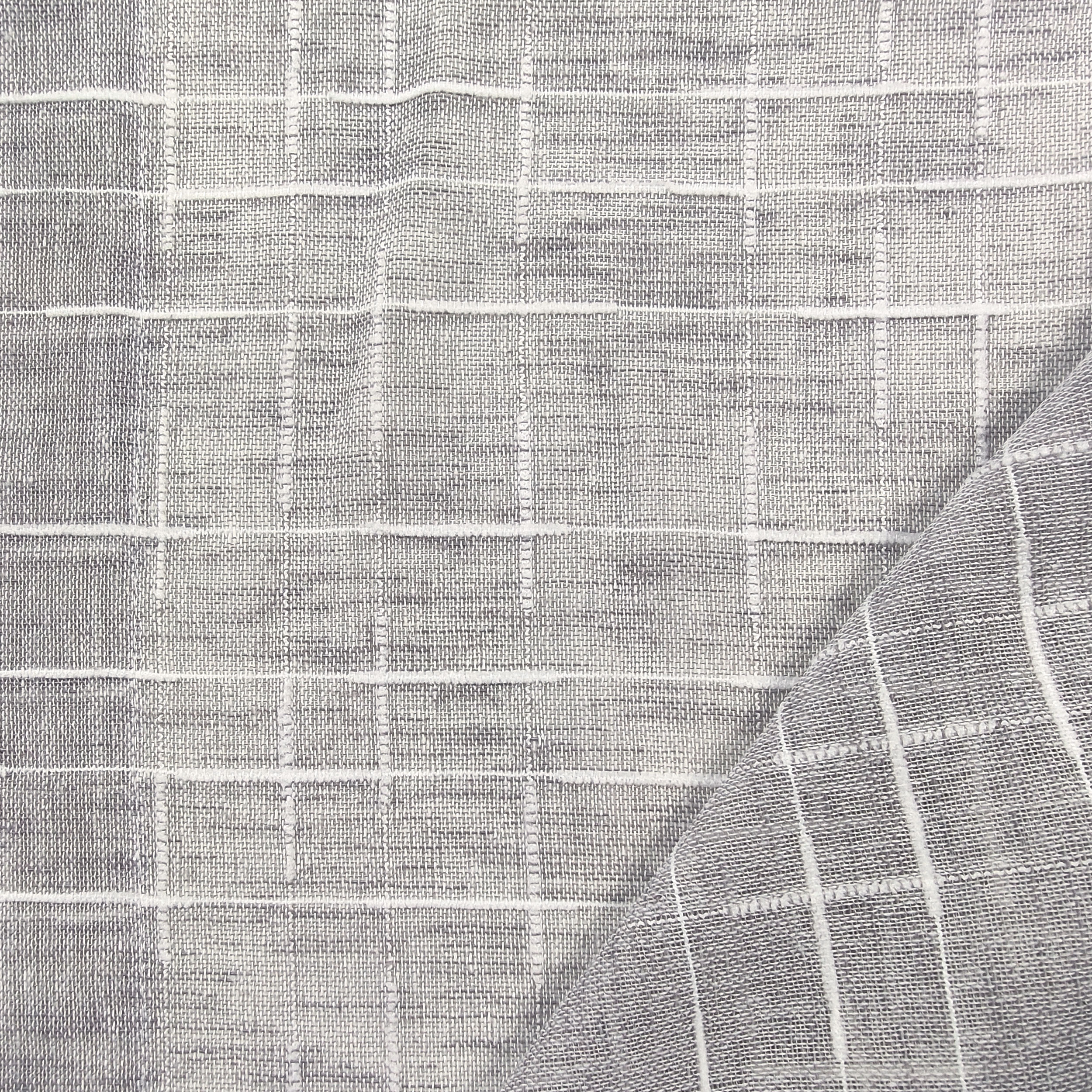 Tessuto Tendino Milù Grigio Perla