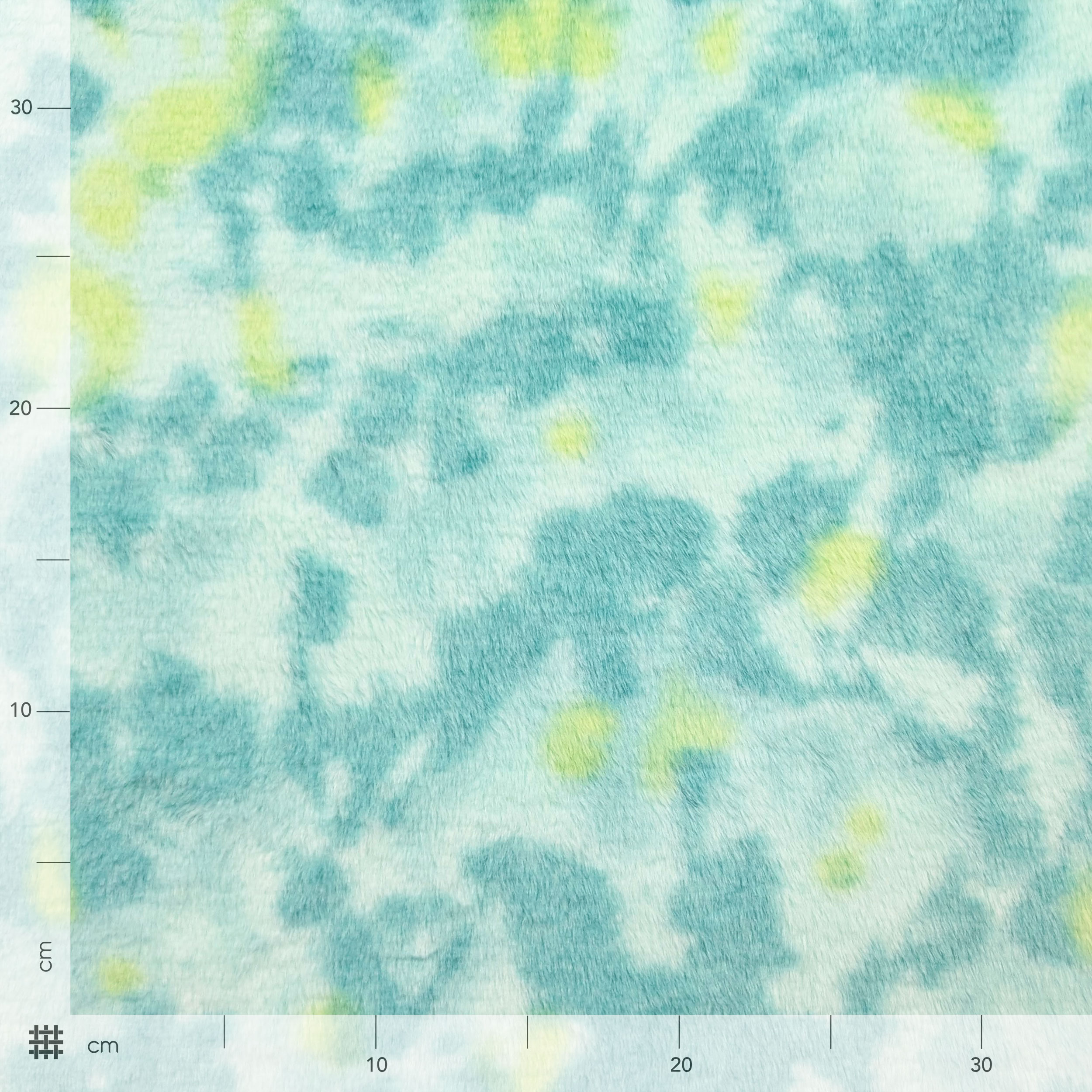 Pelliccia Astratta Verde Acqua Image