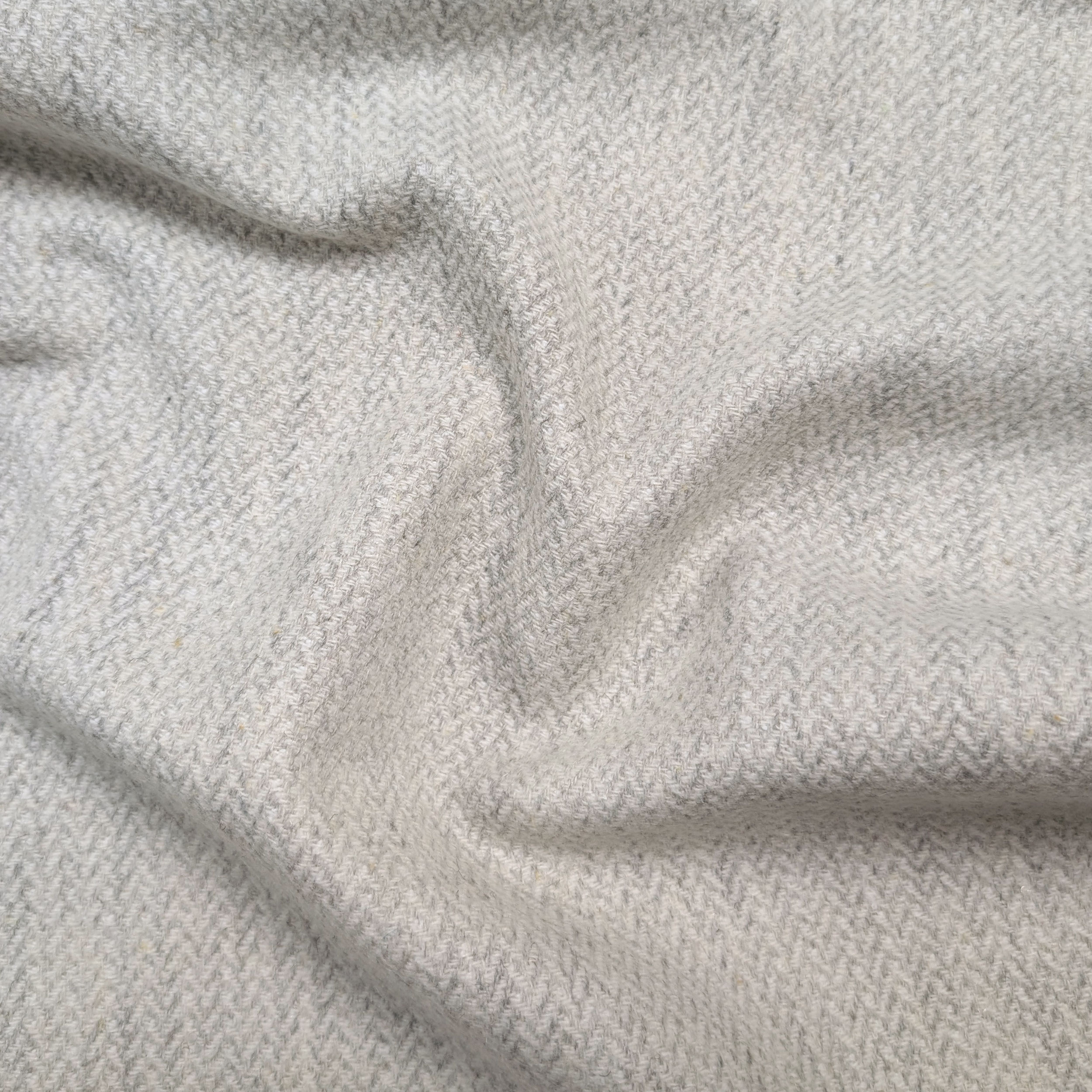Jacquard Tweed Lana Bianco Lana Image