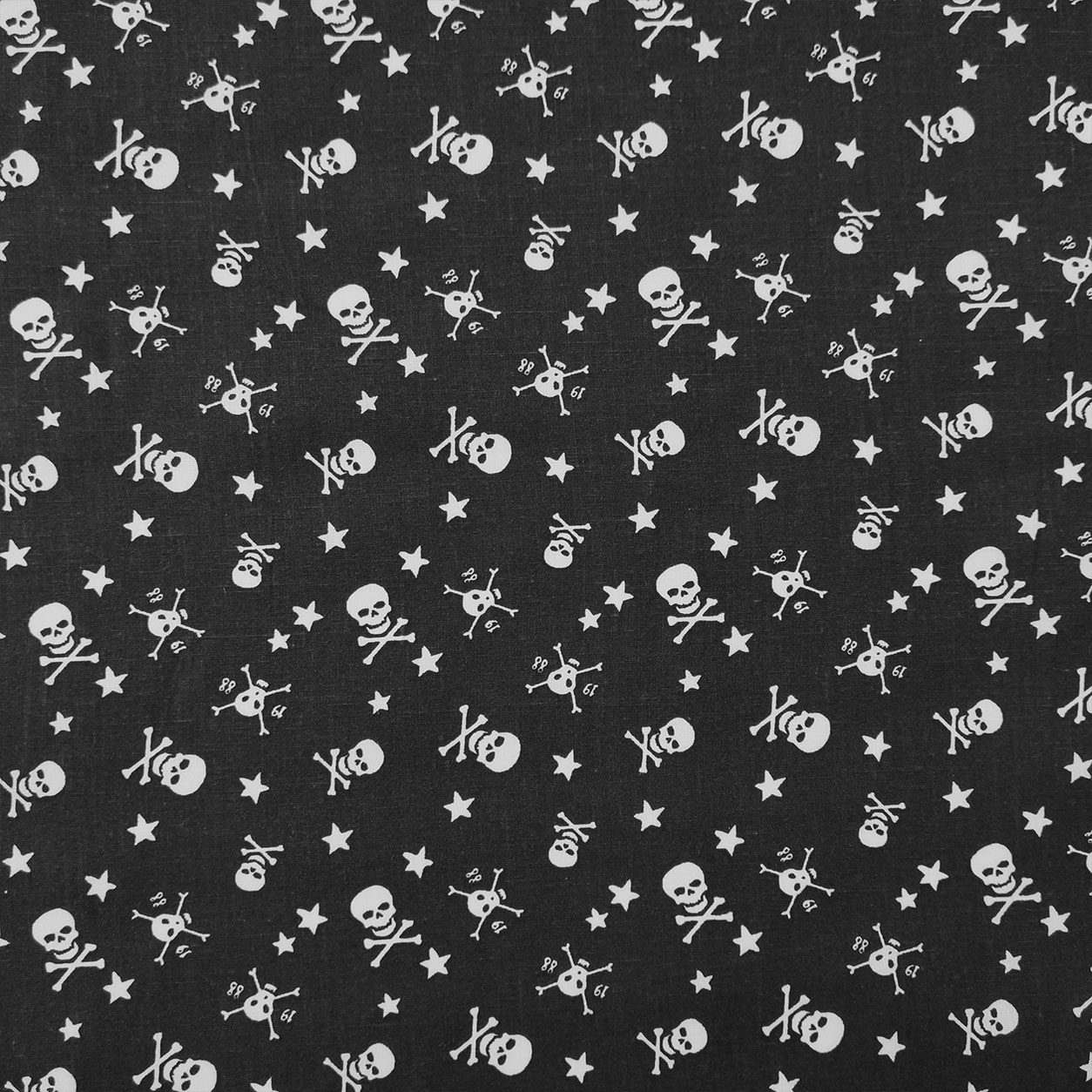 Tessuto cotone mini teschi