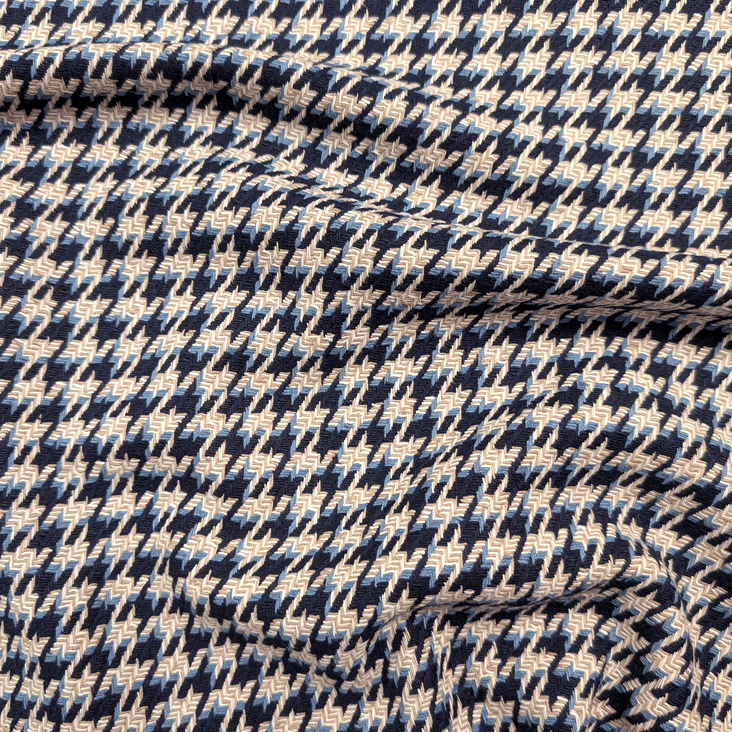 Tweed Jacquard Cotone Pied de Poule  Image