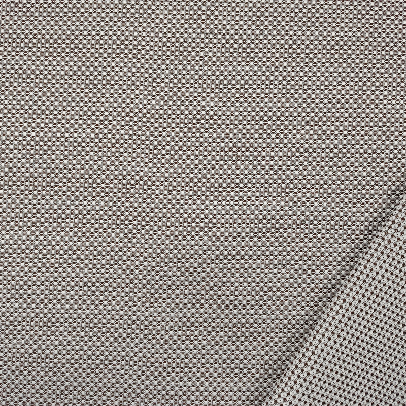 Jacquard Tessuto Marrone