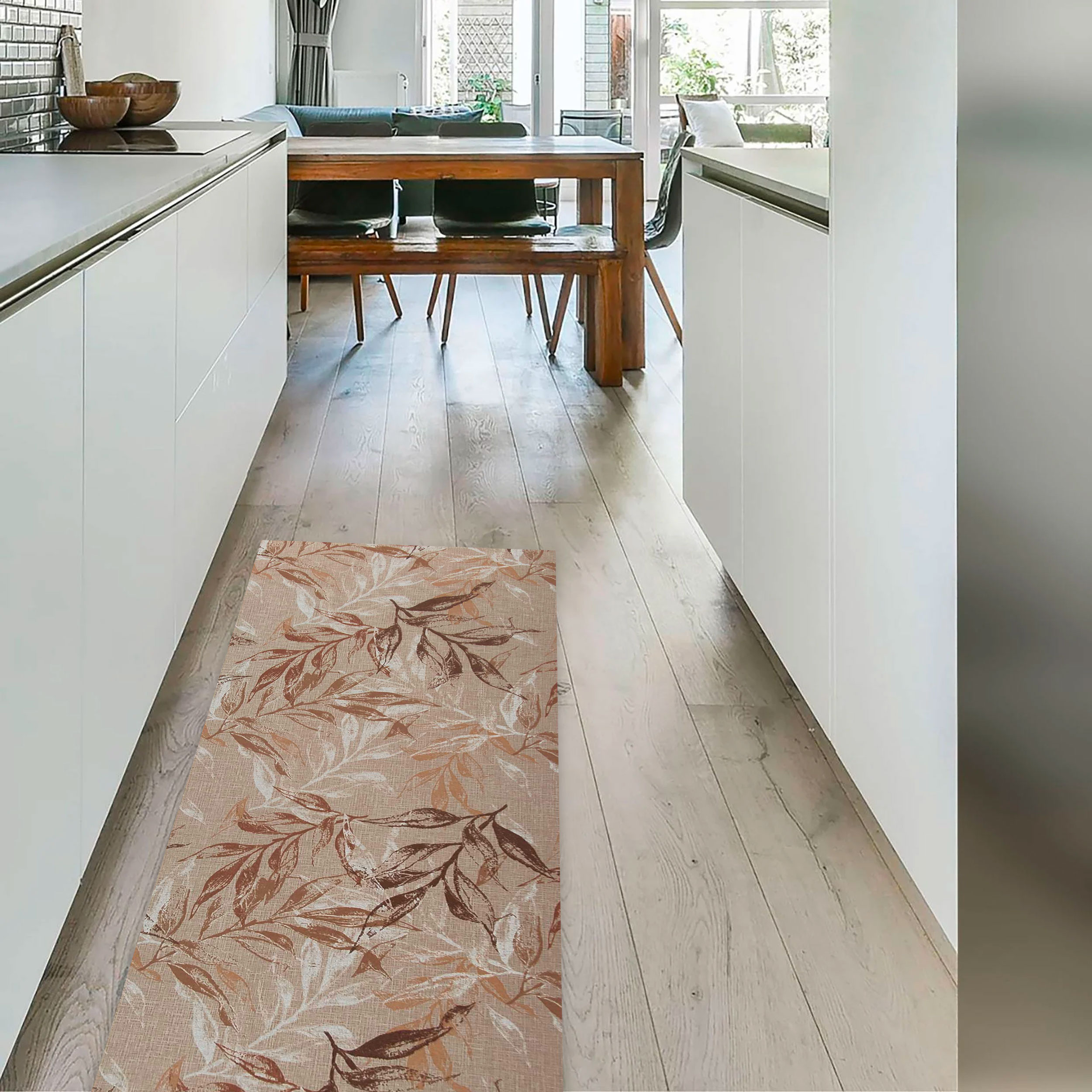Passatoia da Cucina Fogliage Beige
