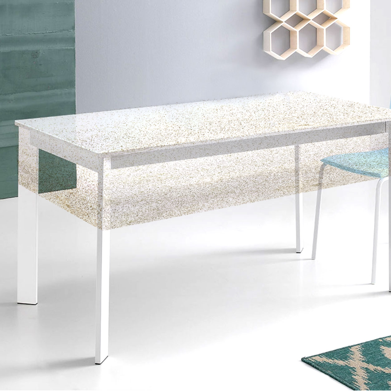 tovaglia-plastificata-trasparente-glitter-oro-ambientazione