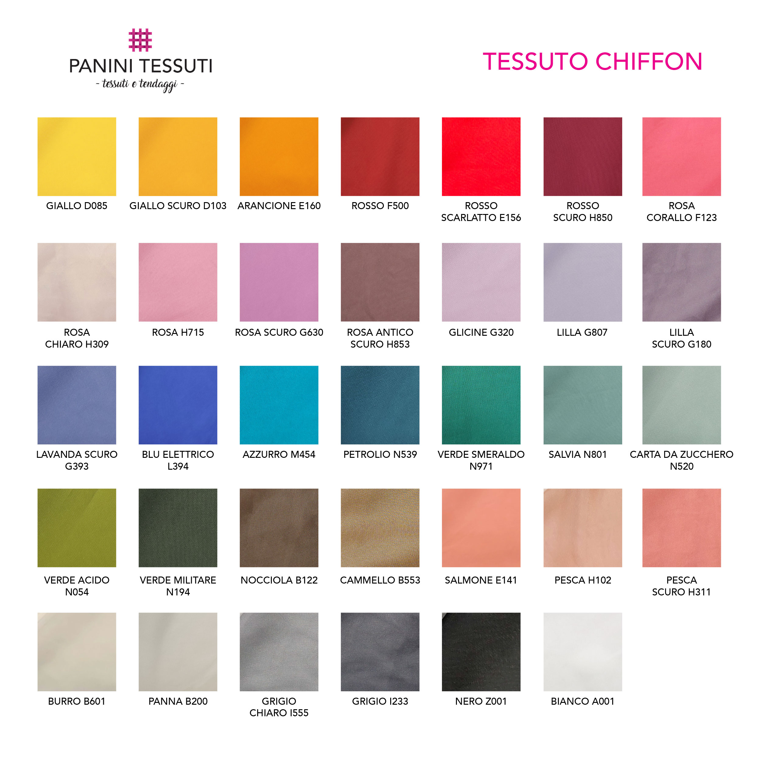 tessuto chiffon SHP