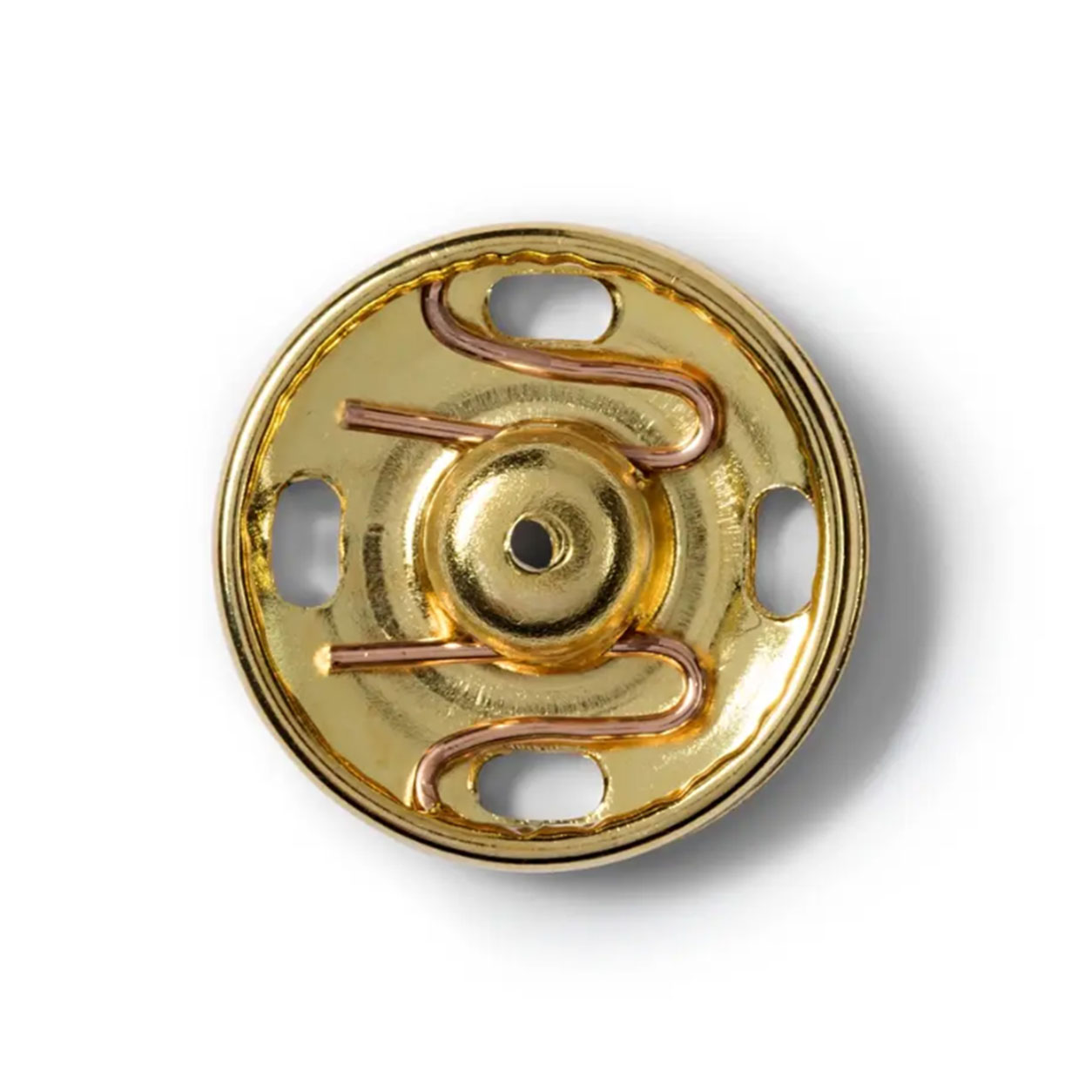 bottoni automatici in ottone prym oro 17 mm