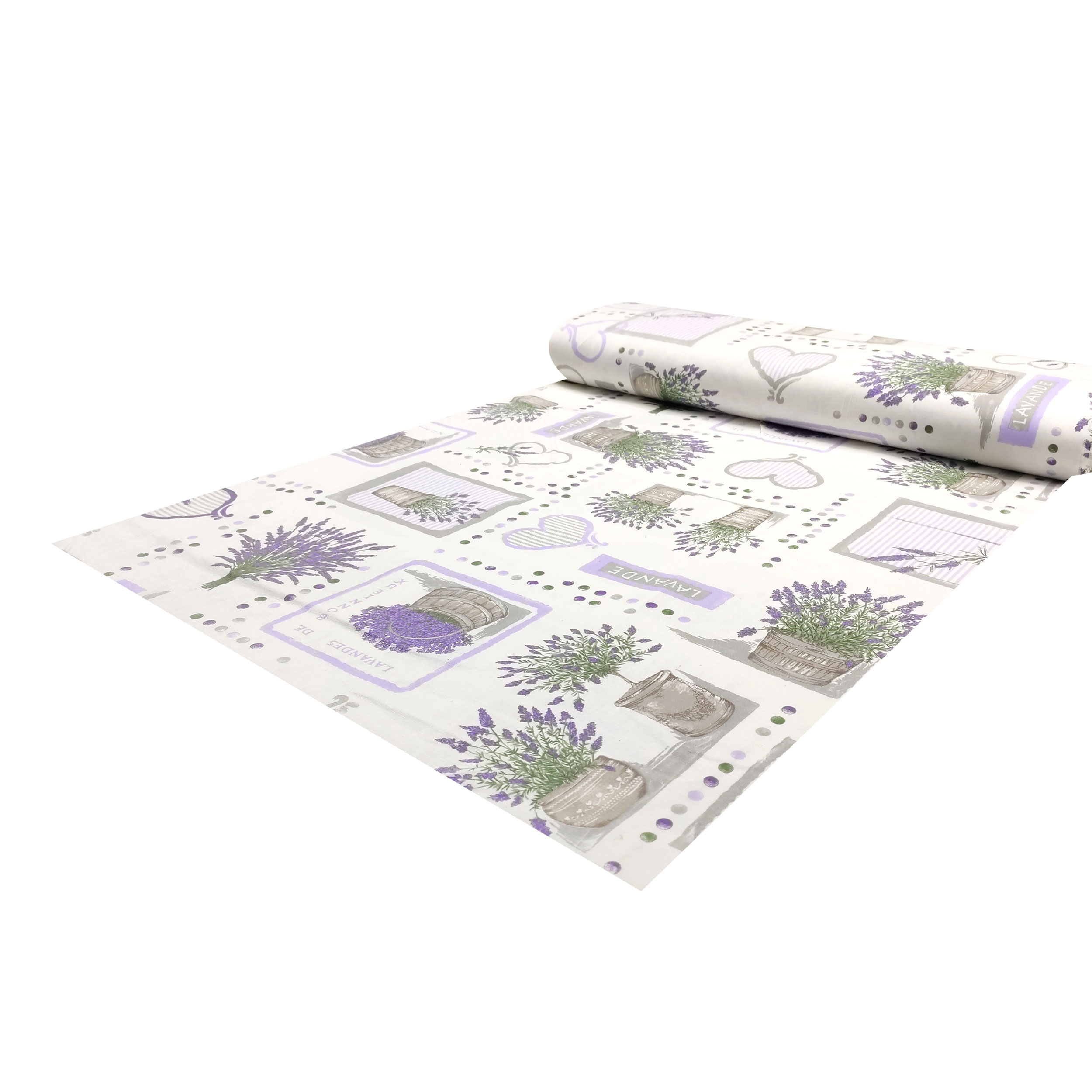 Tessuto per Tovaglia Shabby Chic Lavanda