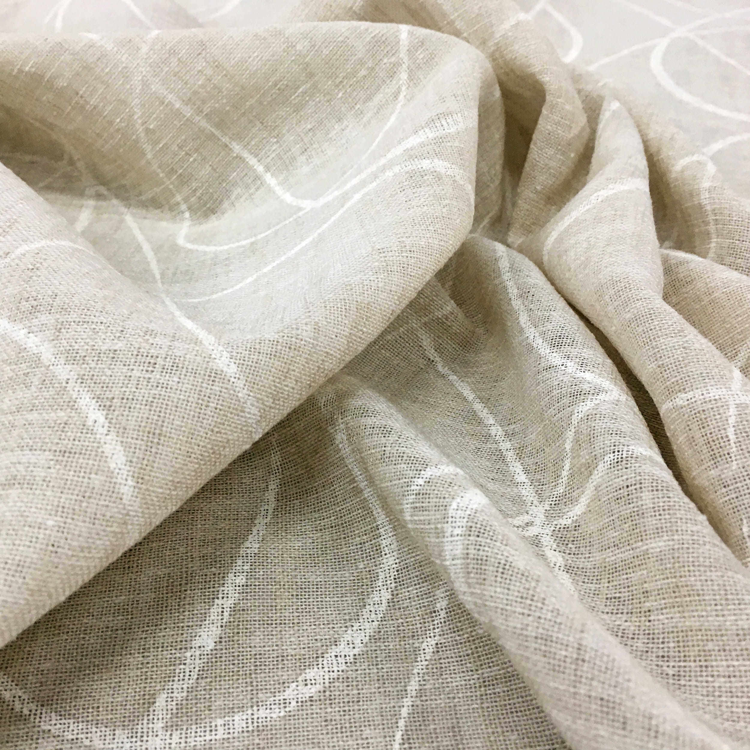 TendaLiberty TortoraMotivoBianco Mossa