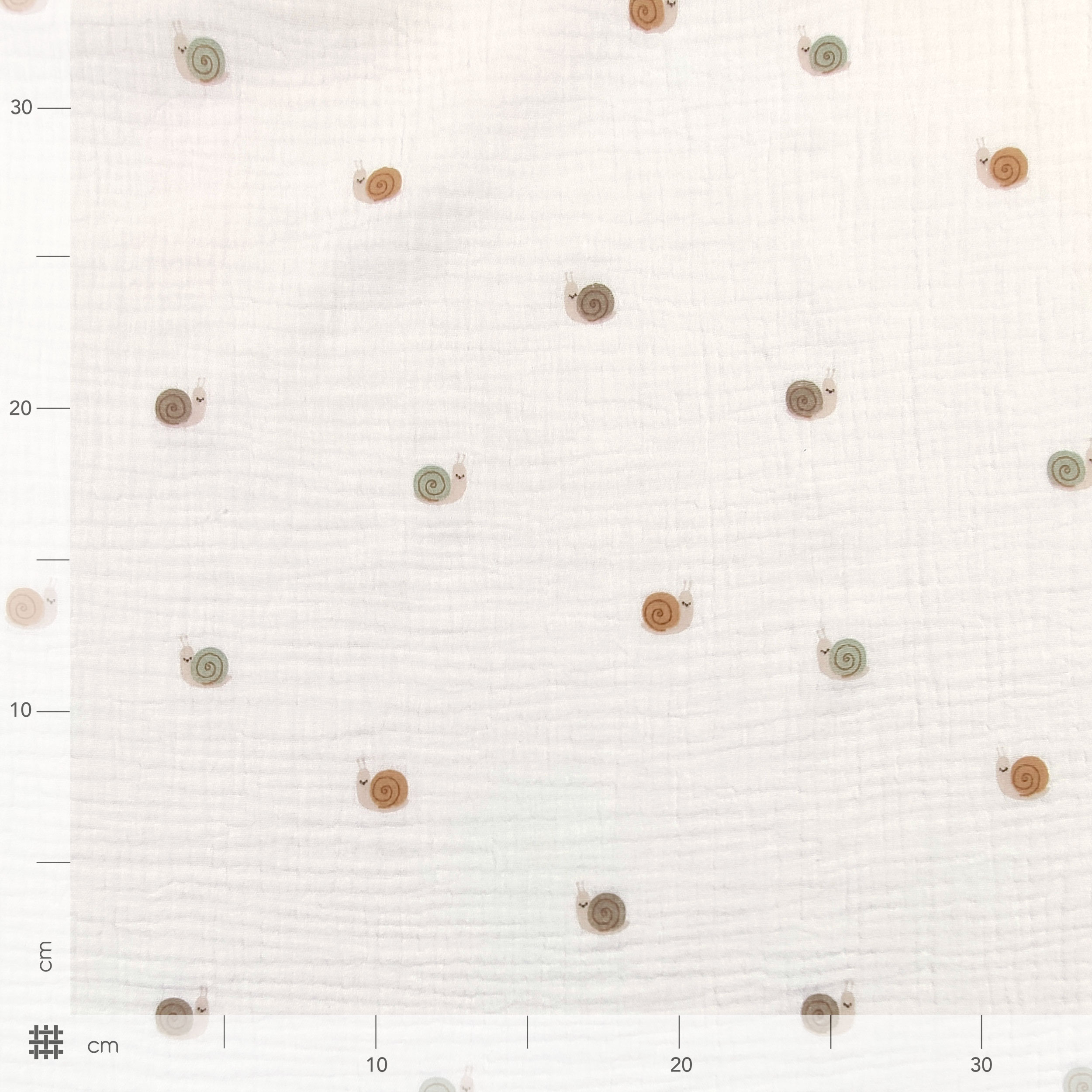 Mussola Cotone Lumache