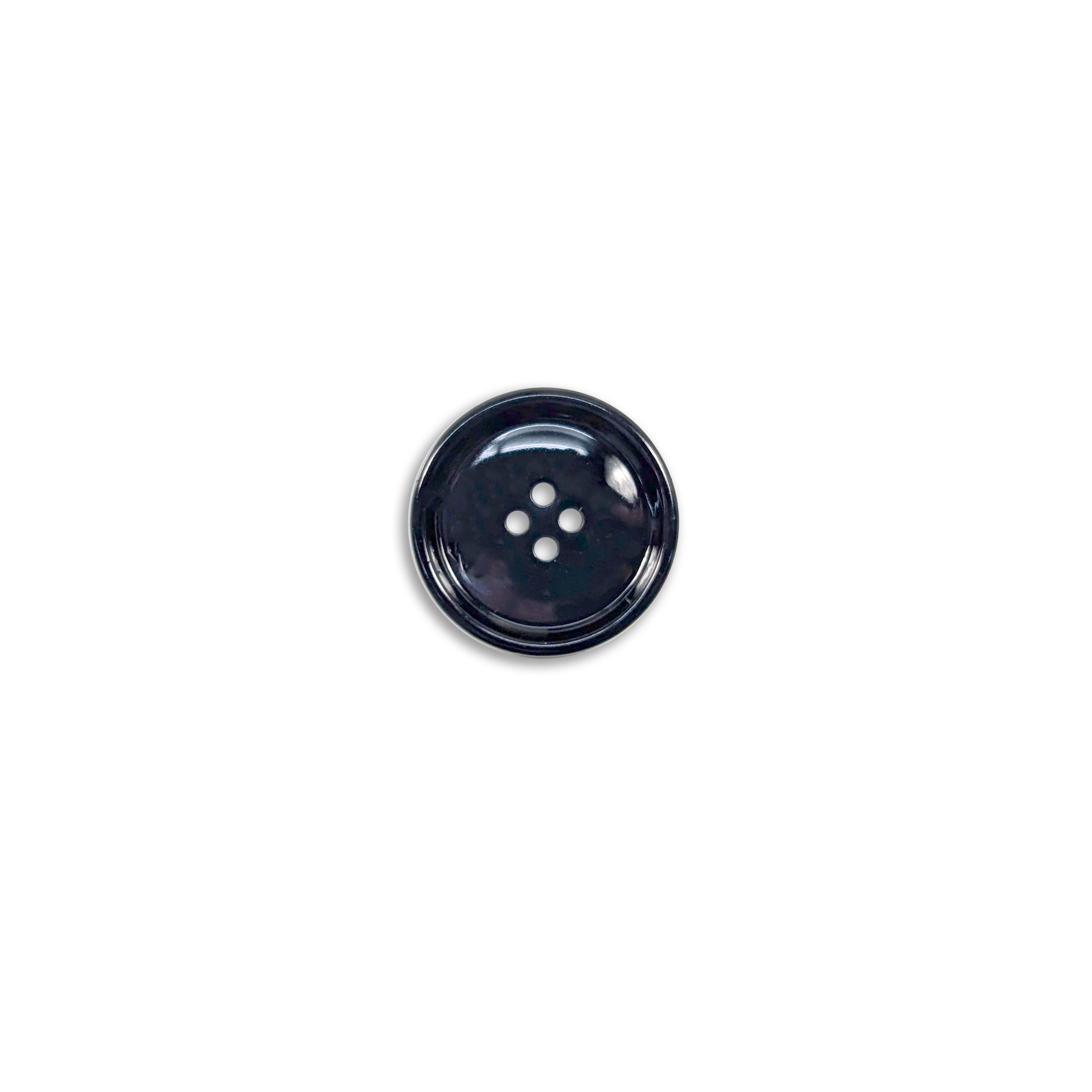 Bottone Finish Lucido Blu 4 Fori Image