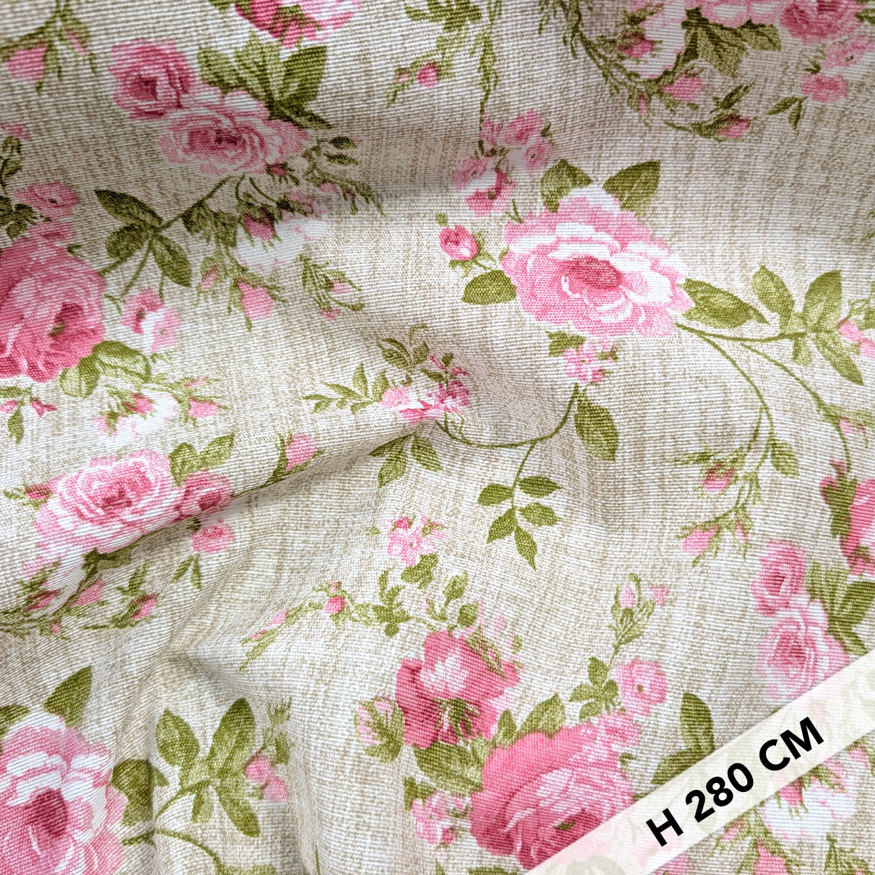 Panama Fantasia Rose Sfondo Beige Image