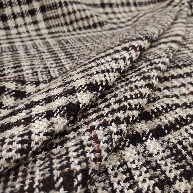 Tessuto per Cappotti Tartan Beige