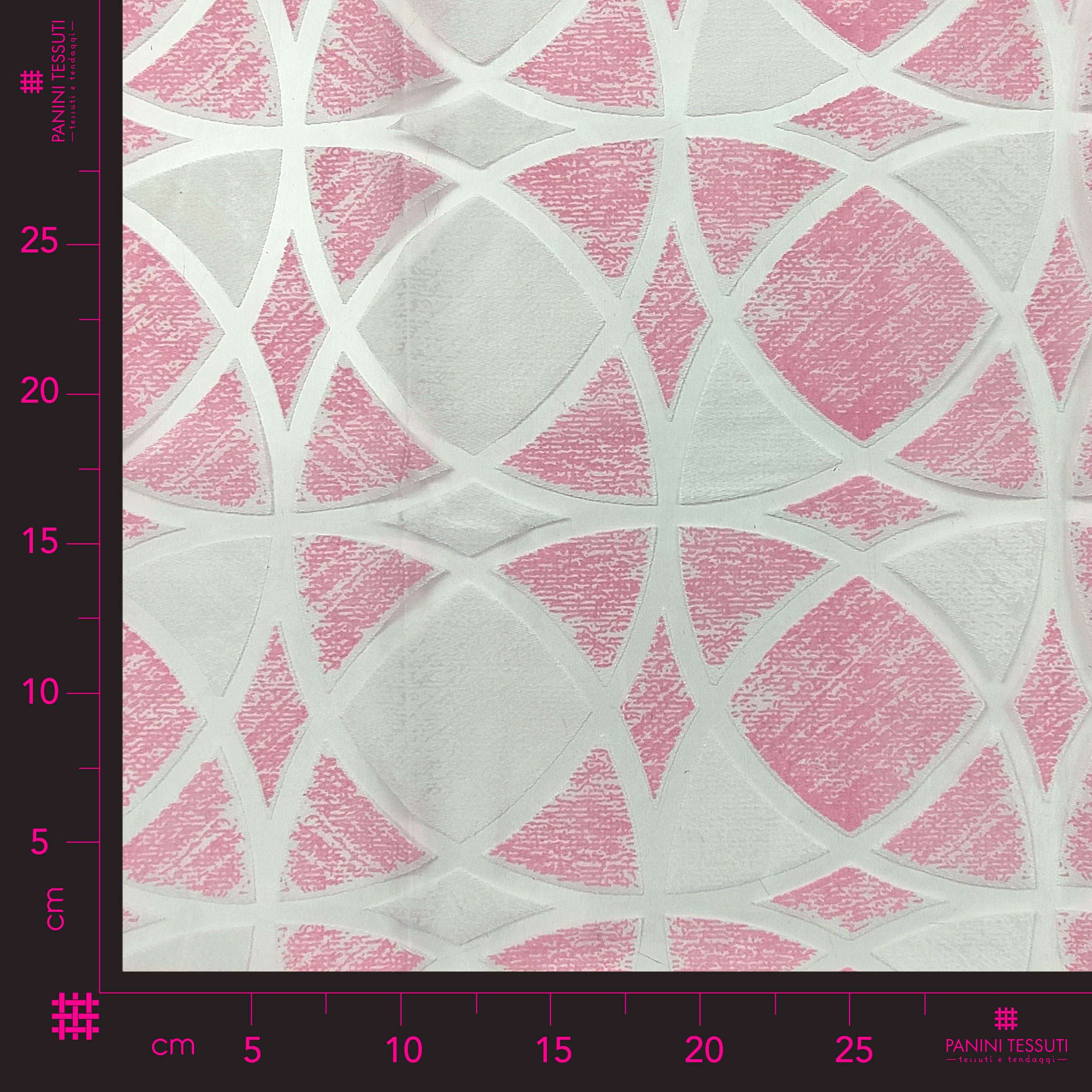 Tenda Confezionata Devorè Geometrico Rosa