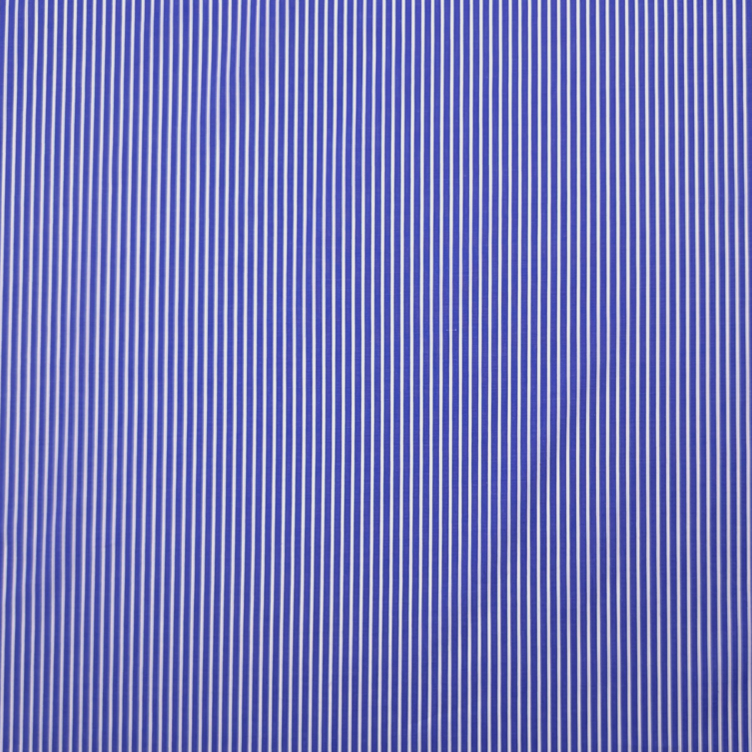 Cotone per Camiceria Righe Bluette Image