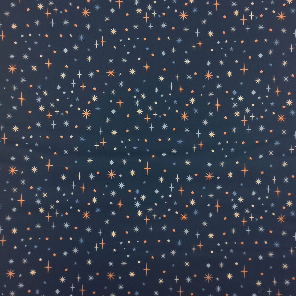 tessuto-in-cotone-shining-star-blu-scuro