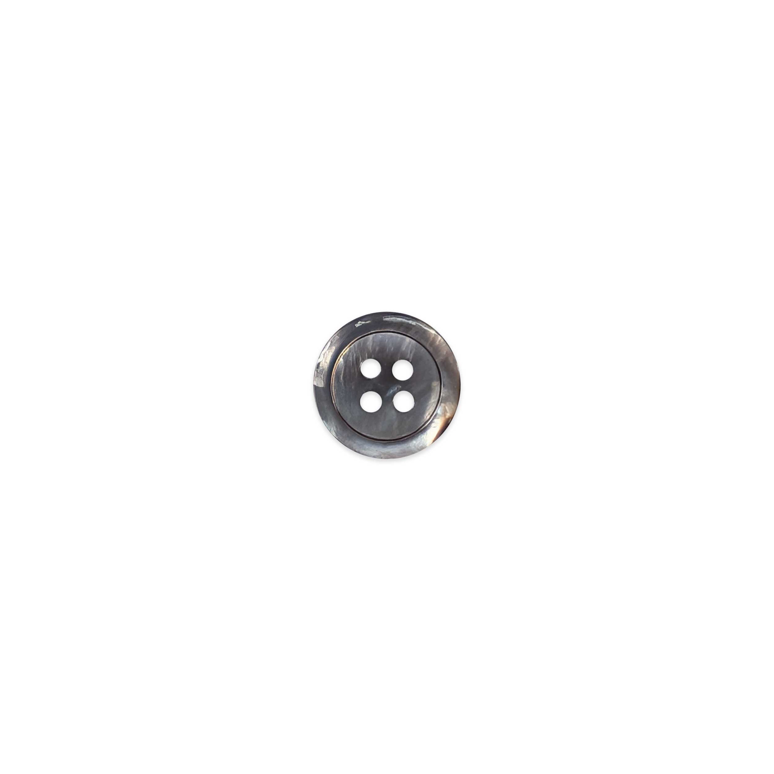 Bottone Madreperla 4 Fori Grigio Chiaro Lin 27 Image