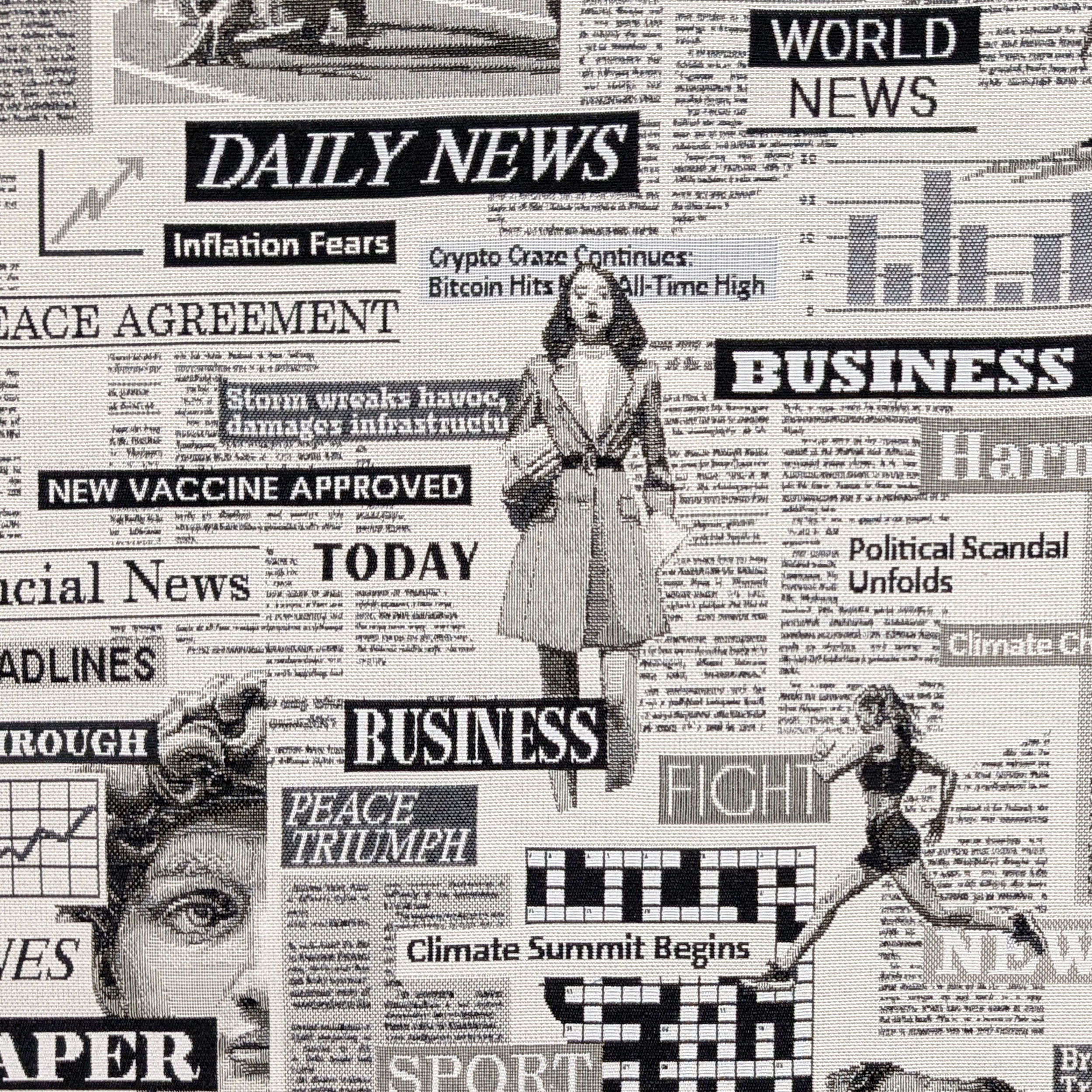 Tessuto Gobelin Fantasia Giornale Image