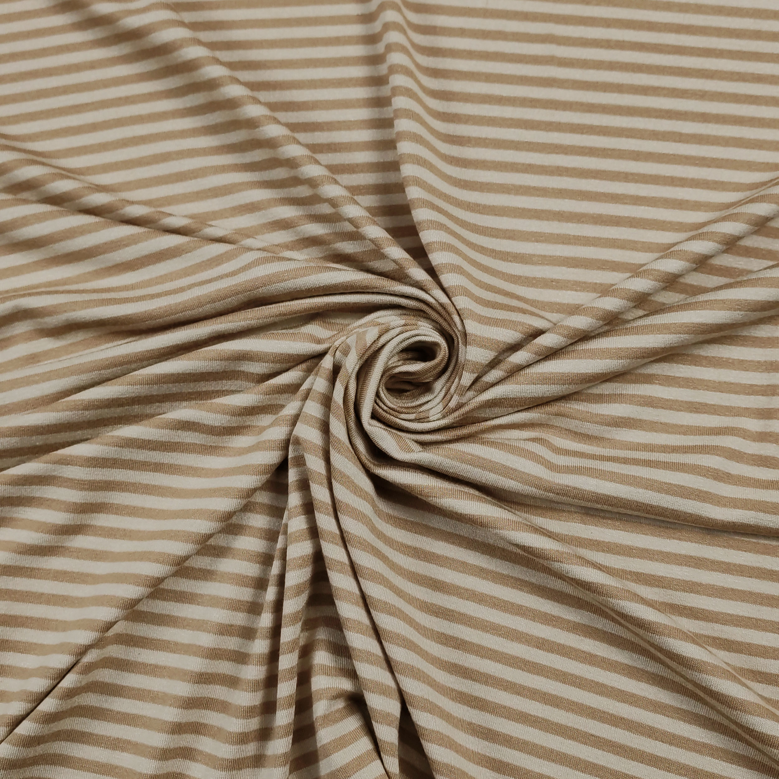 Jersey Righe Cammello e Beige