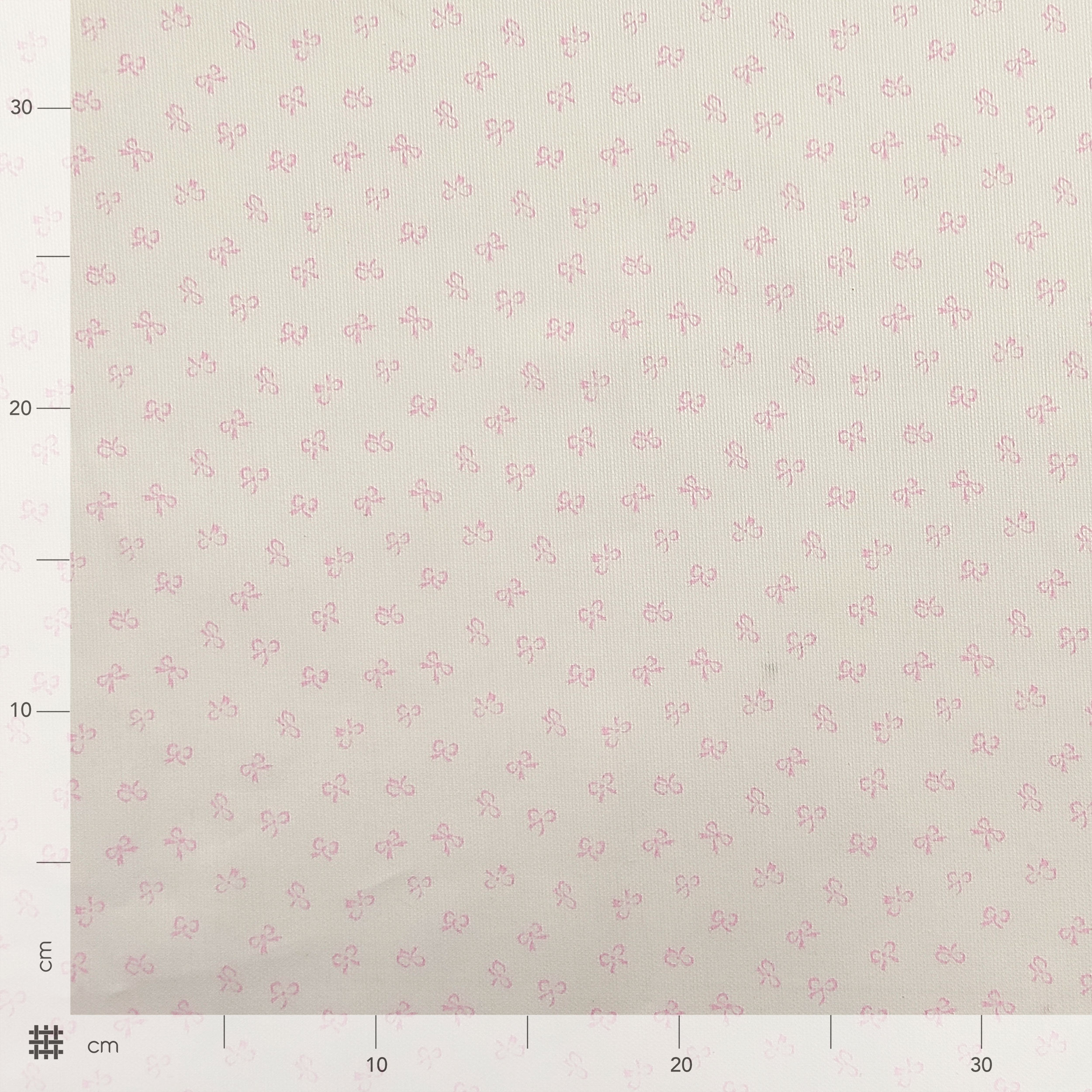 Tessuto Cotone Piquet Fiocchi Rosa Image
