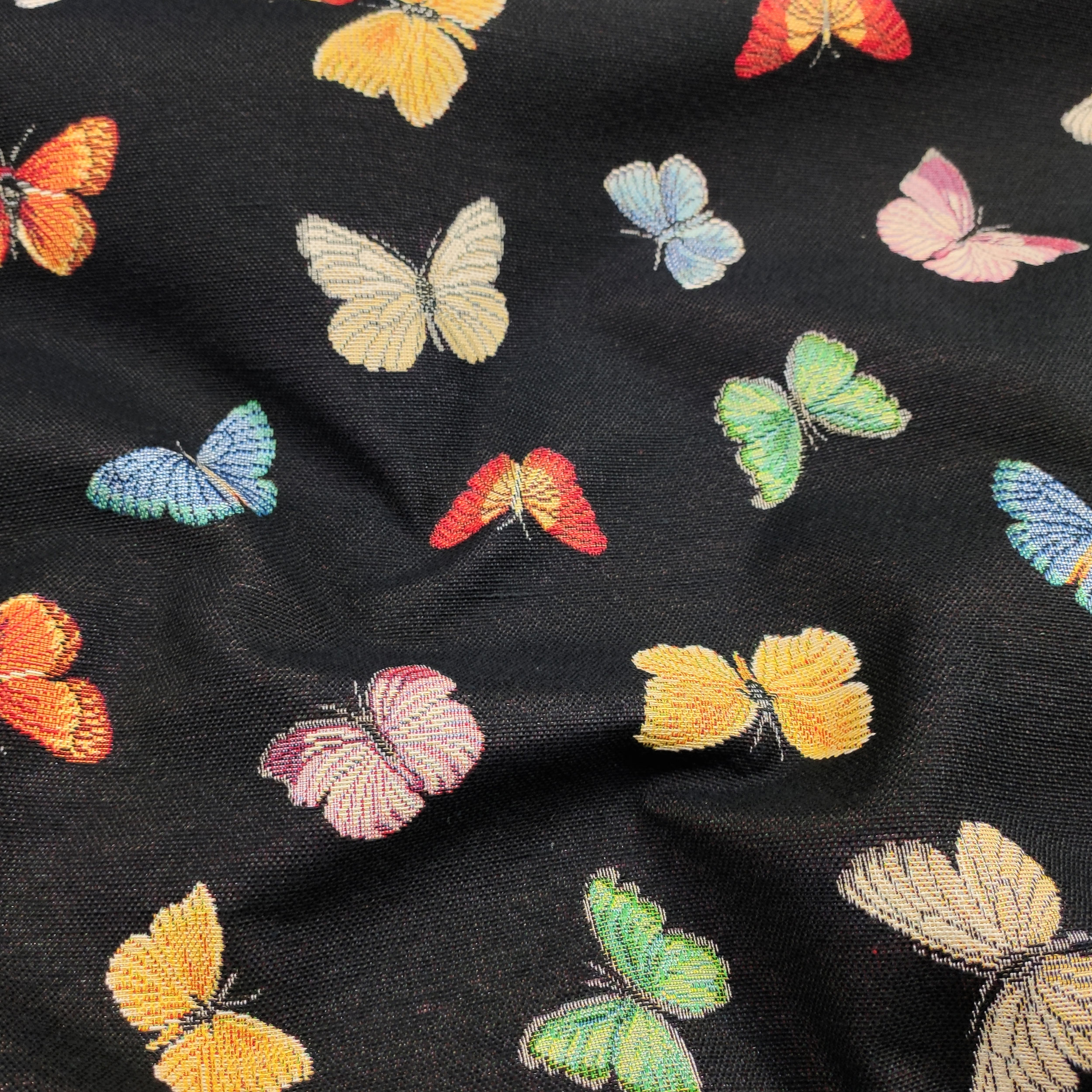 Tessuto Gobelin Farfalle Colorate