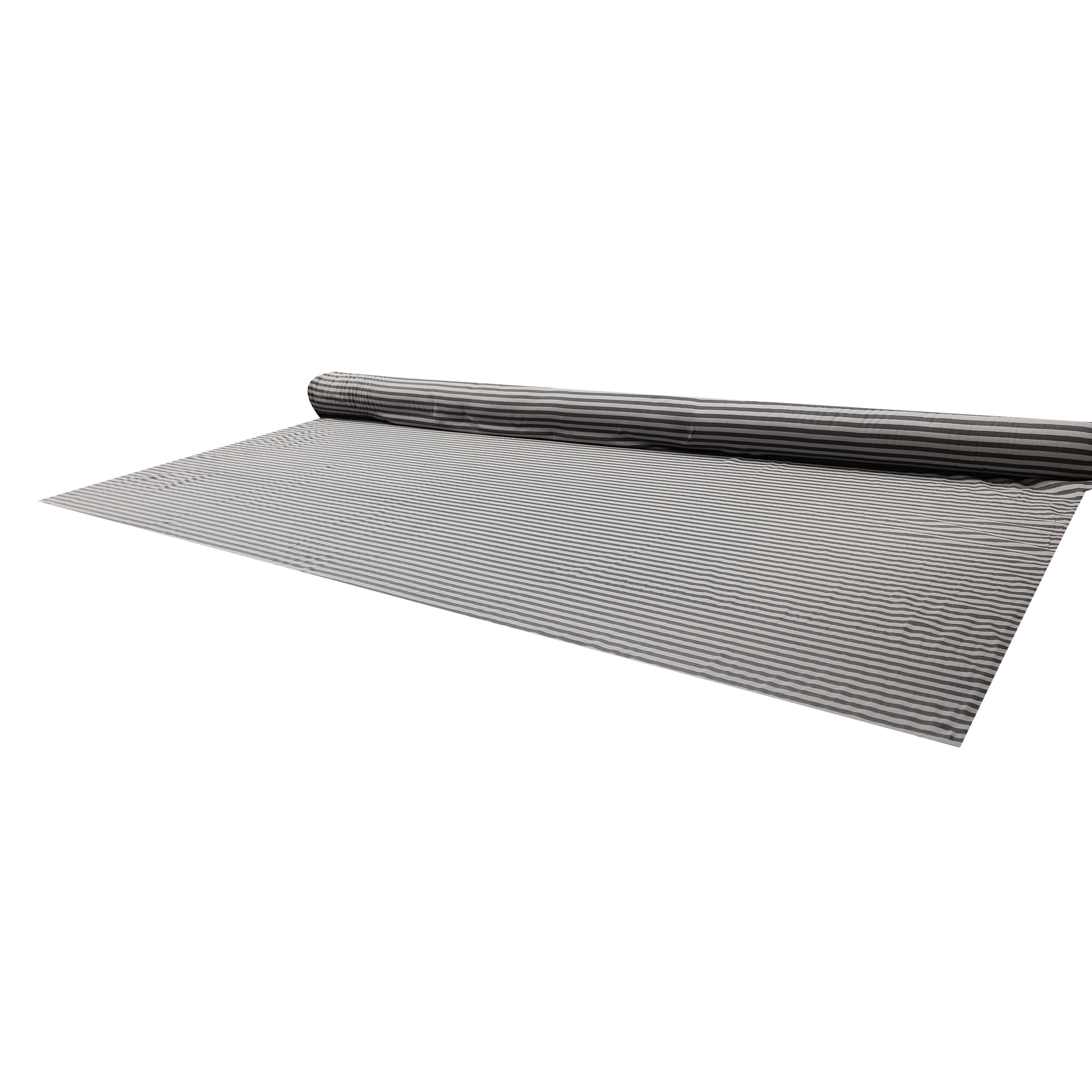 Jersey di Cotone Righe Grigio e Antracite