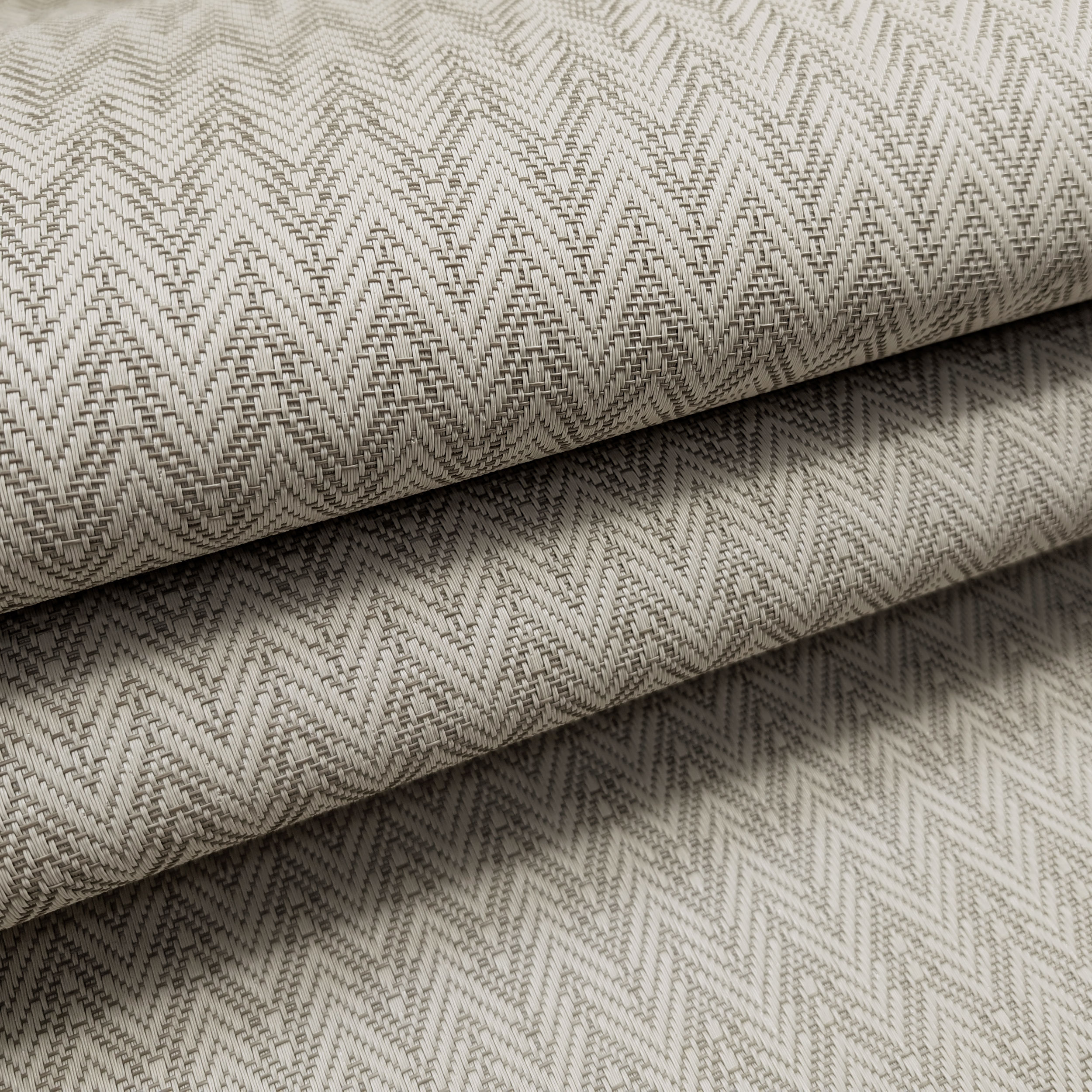 Passatoia da Cucina Zig Zag Panna e Grigio Image