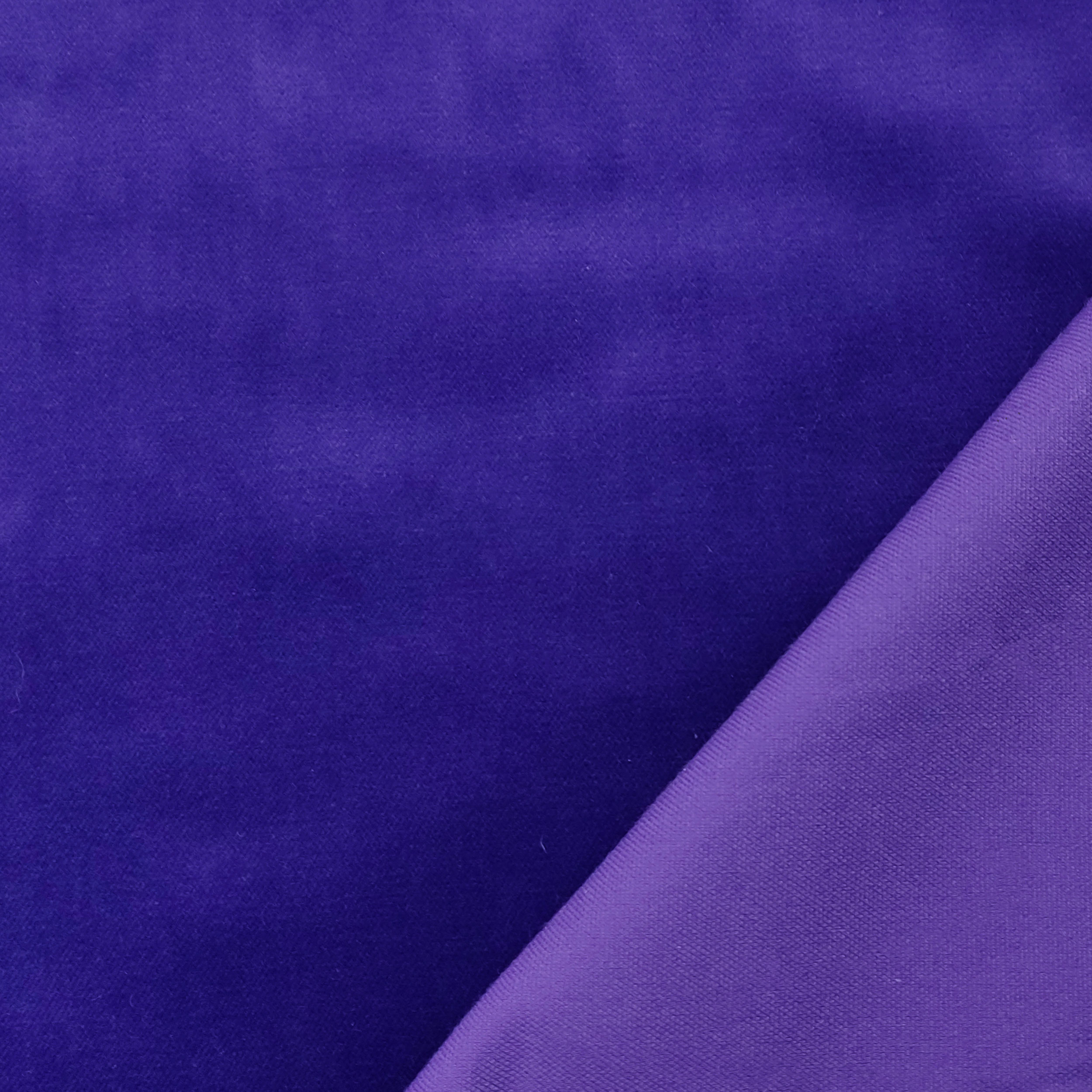 tessuto velluto viola