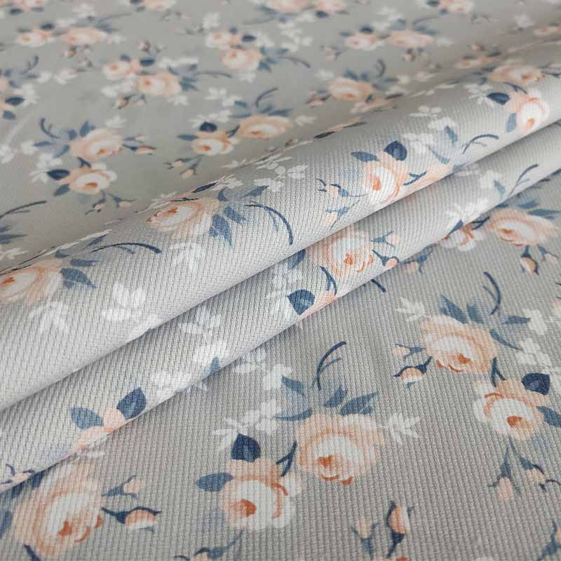 Tessuto Cotone Piquet Rose