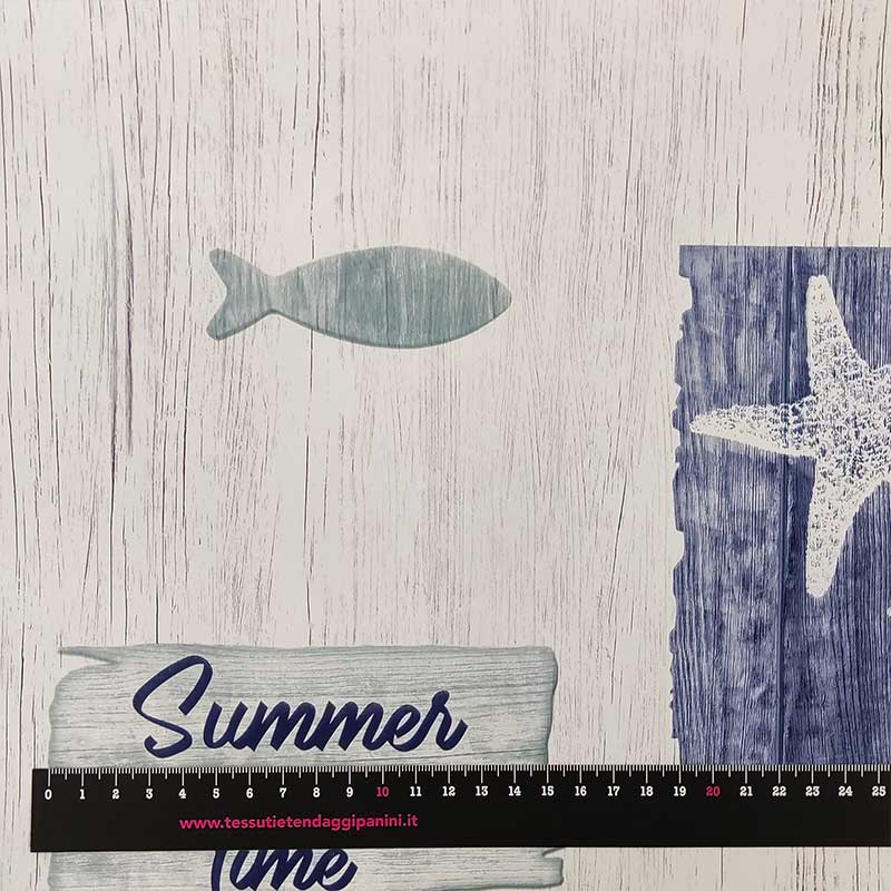 Tovaglia plastificata al metro summer time