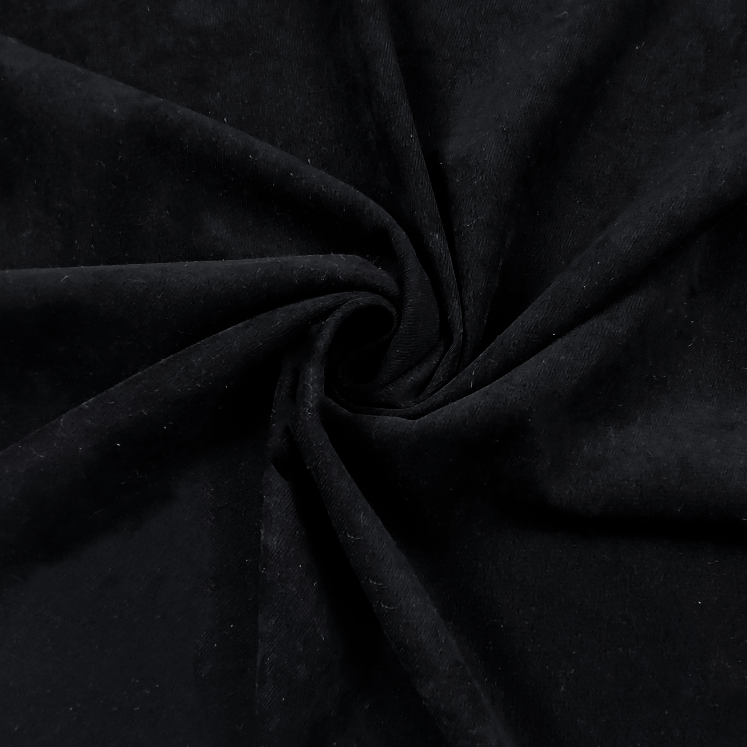 velluto abbigliamento nero