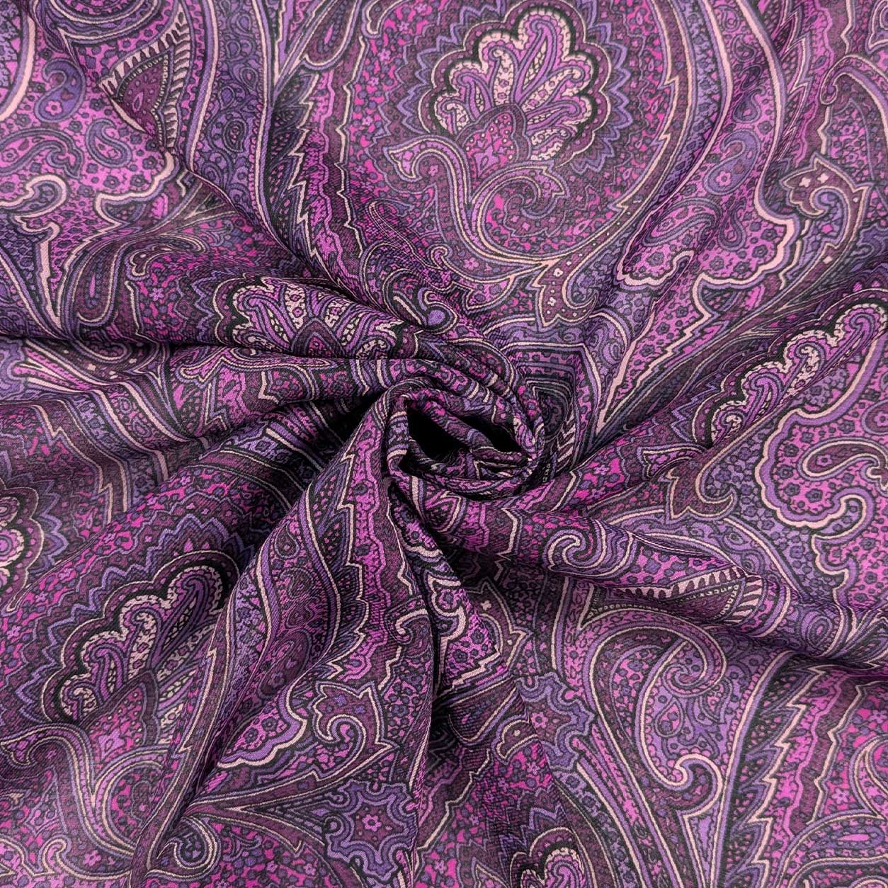 Pura Lana Fantasia Paisley Viola Image