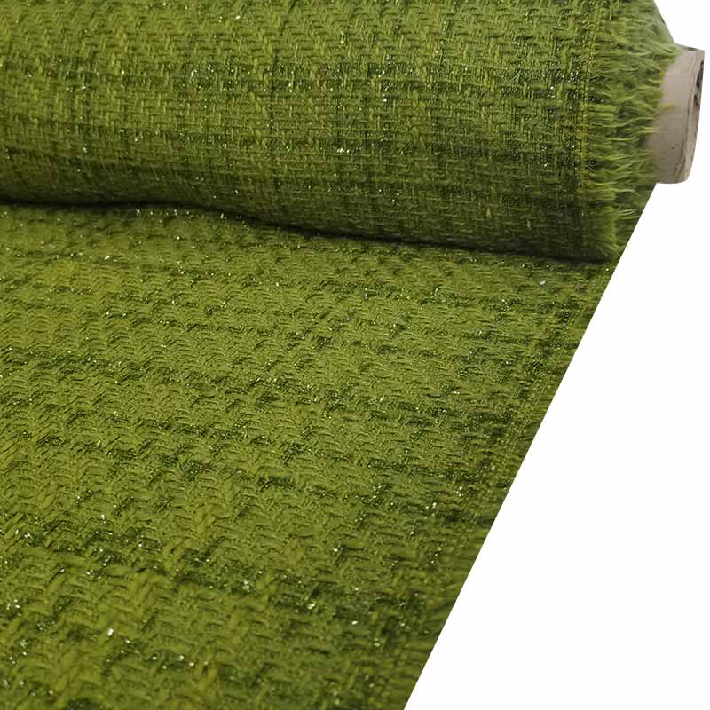 Tessuto Cahenl verde al metro