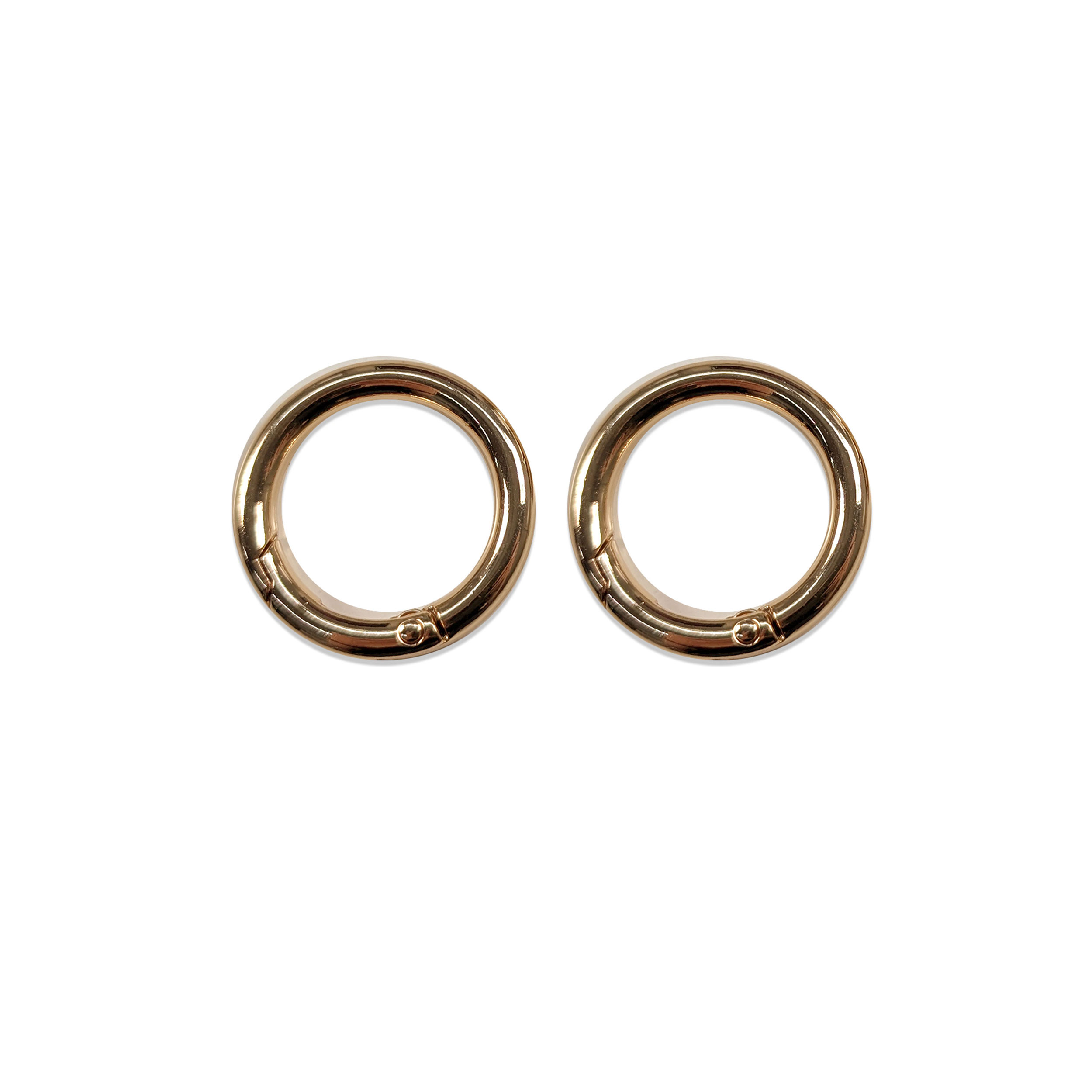 Moschettoni ad Anello Oro 25 mm Image