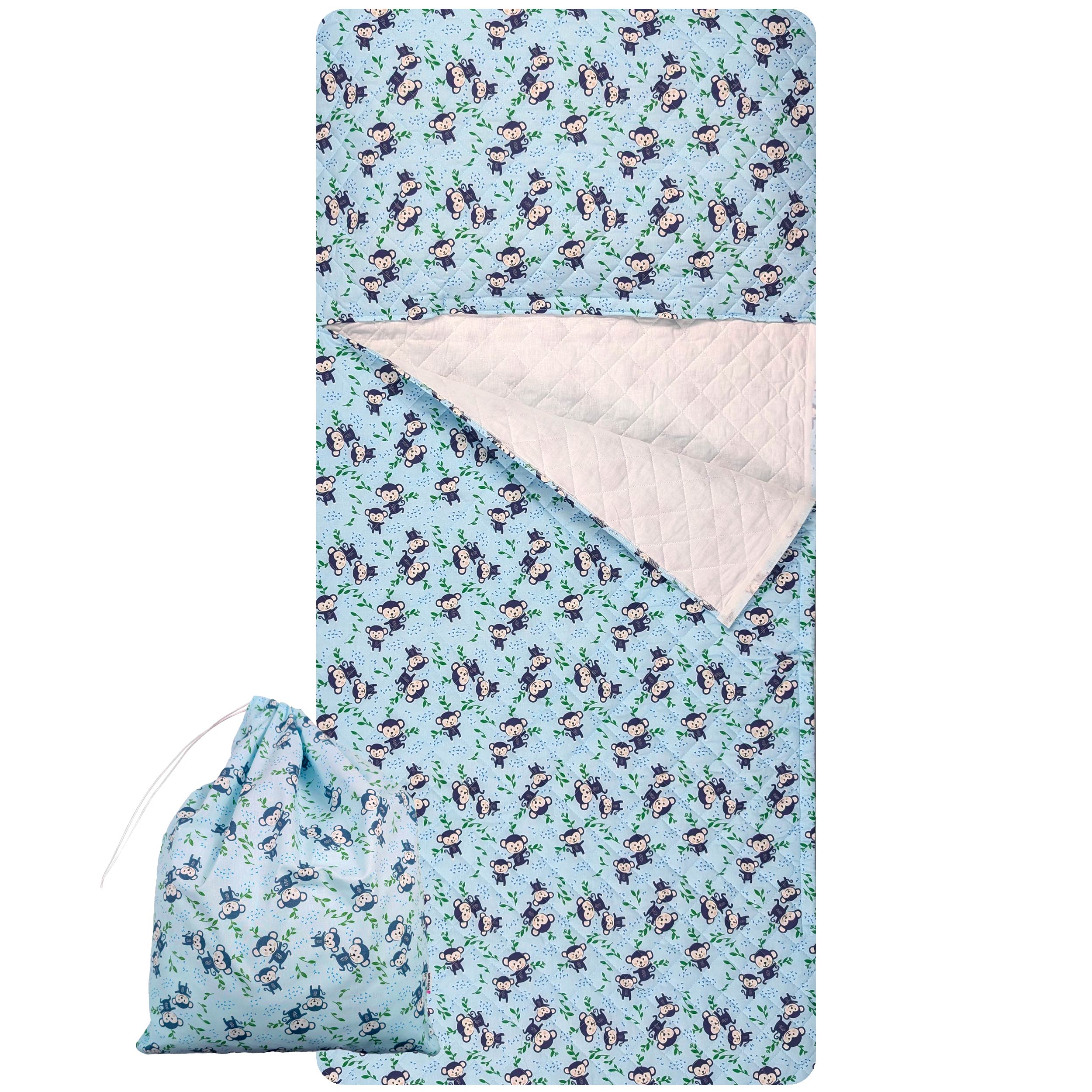 Sacco Nanna Scimmiette Blu Image