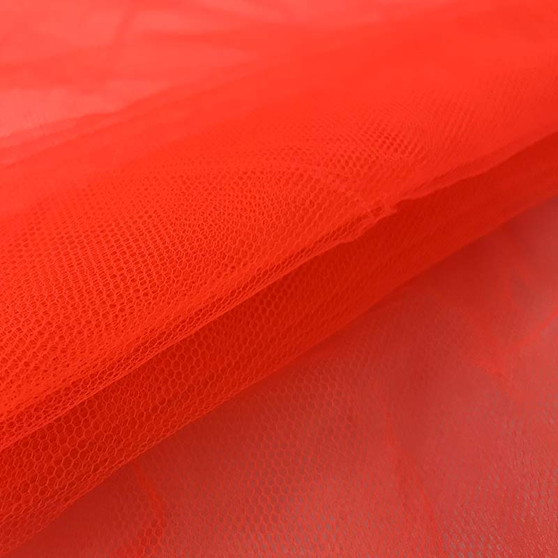 Tulle Rosso Fluo 