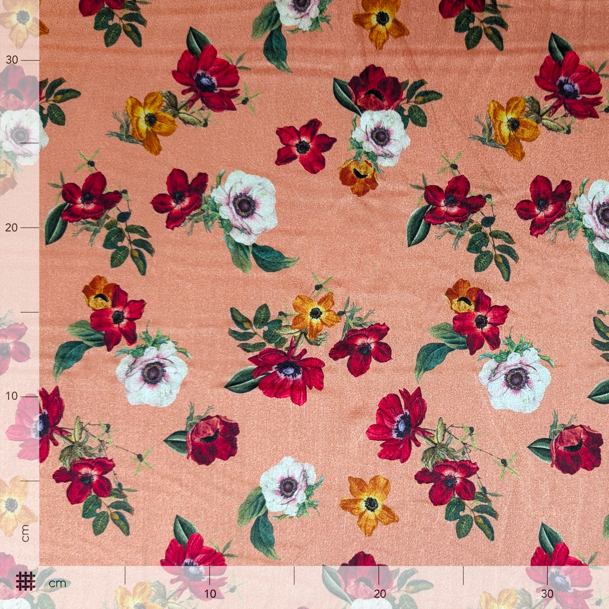Vellutina Floreale Sfondo Rosa Image