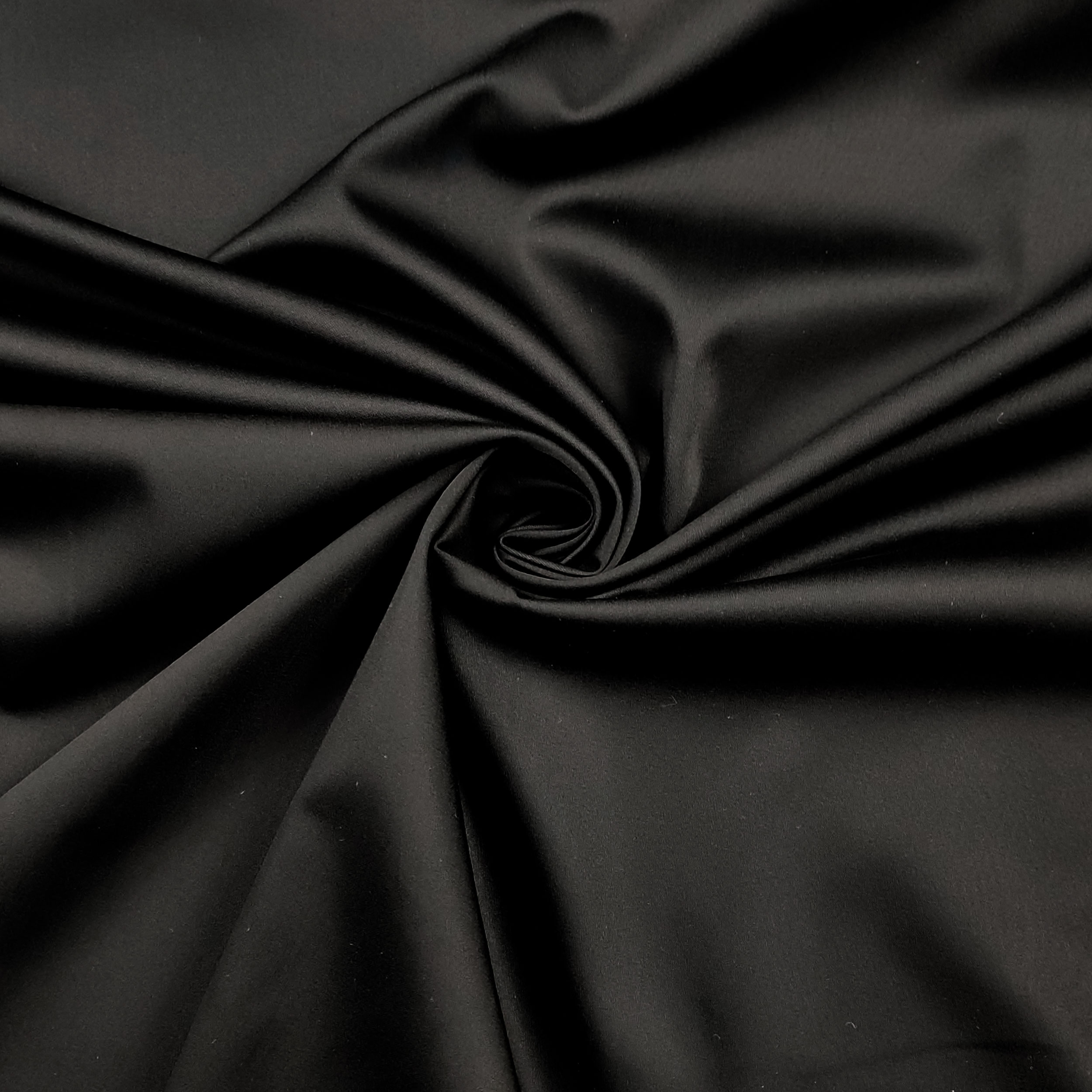 Rasatello Elasticizzato di Cotone Tinta Unita Image